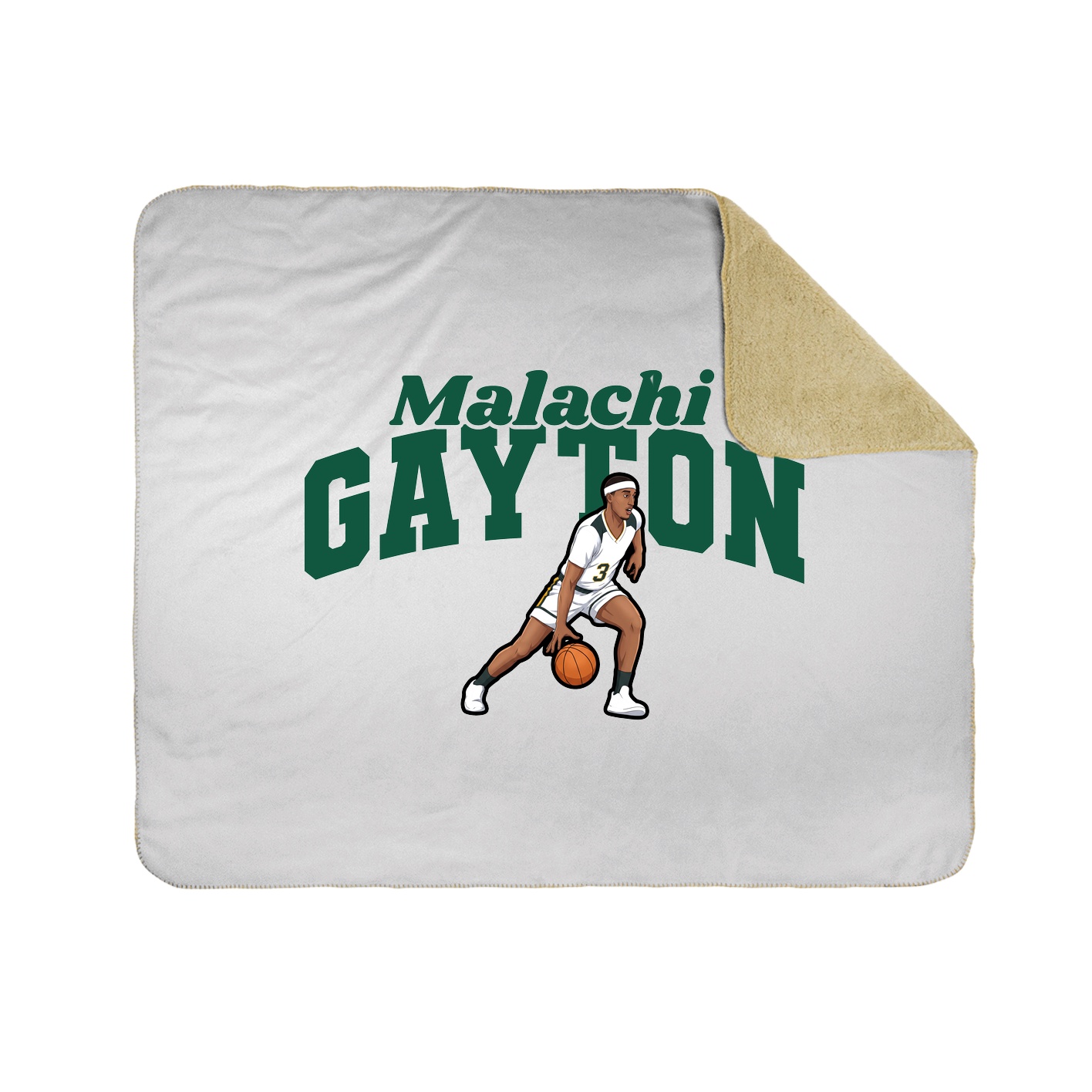Throw Blanket — Signature Arch in White