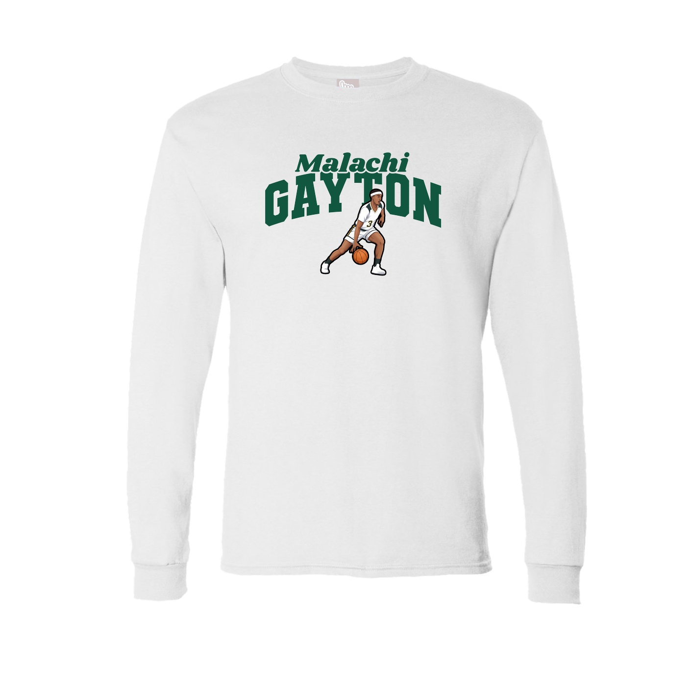 Long Sleeve Tee — Signature Arch in White