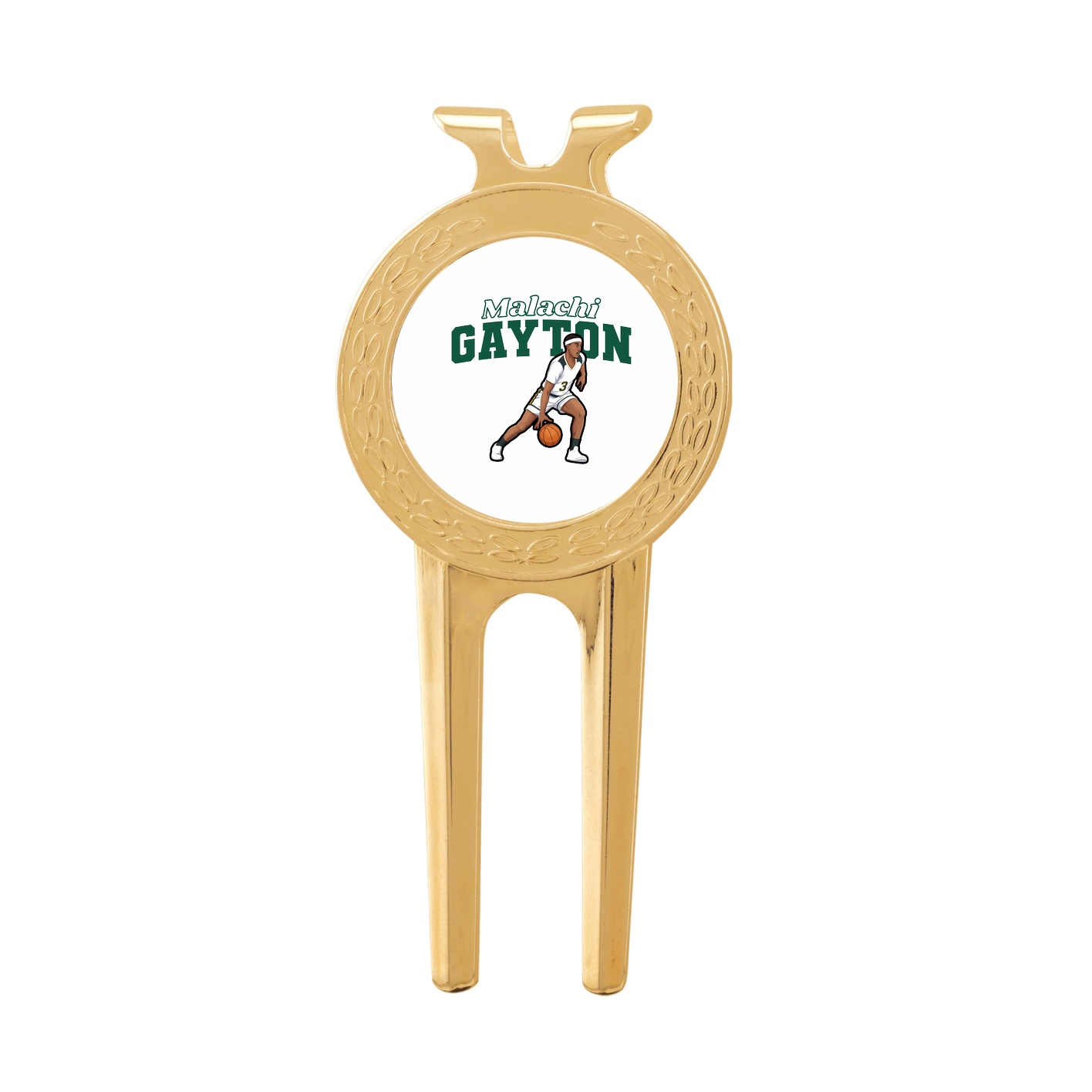 Divot Tool with Ball Marker — Name Arch in Classic