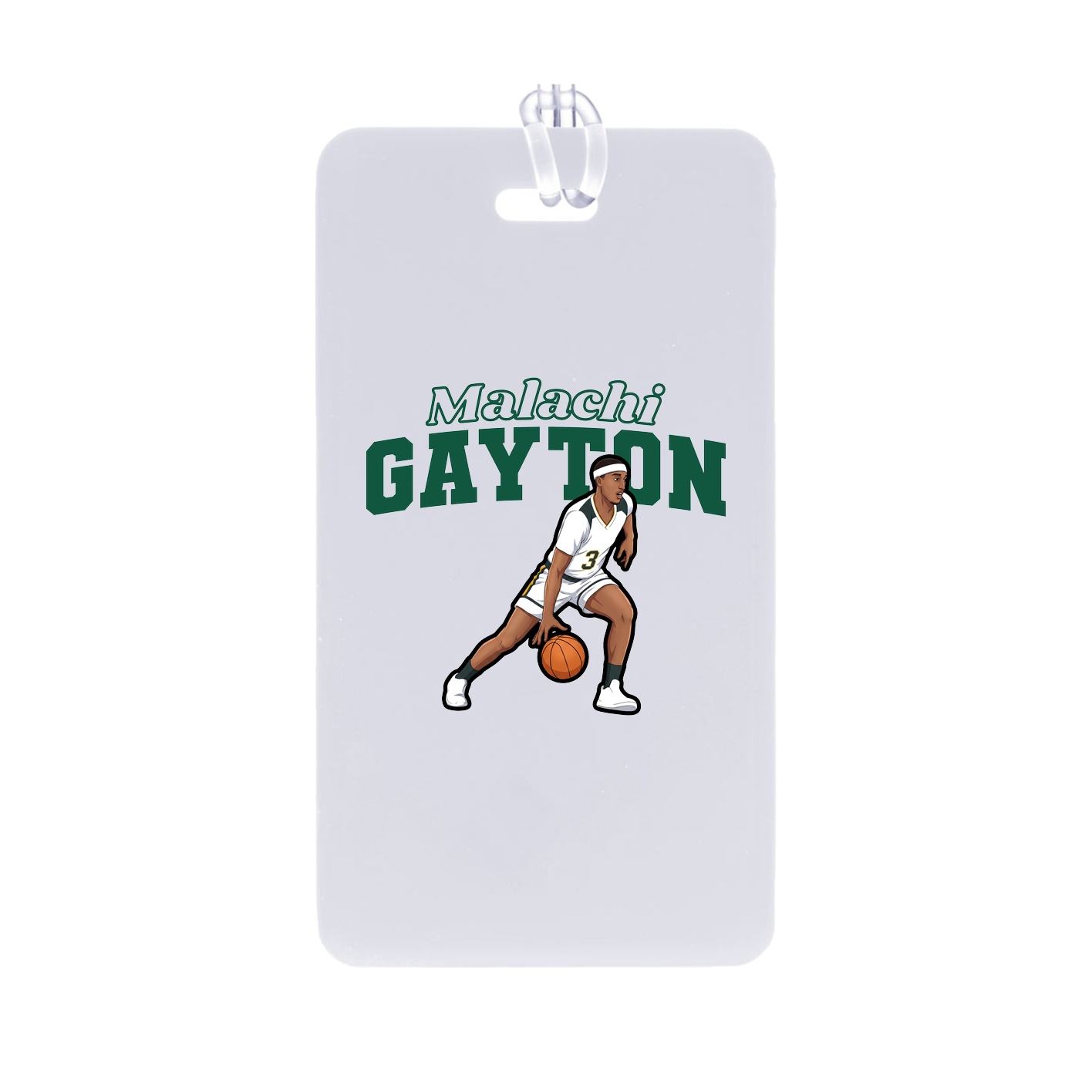 Bag Tag — Name Arch in Classic