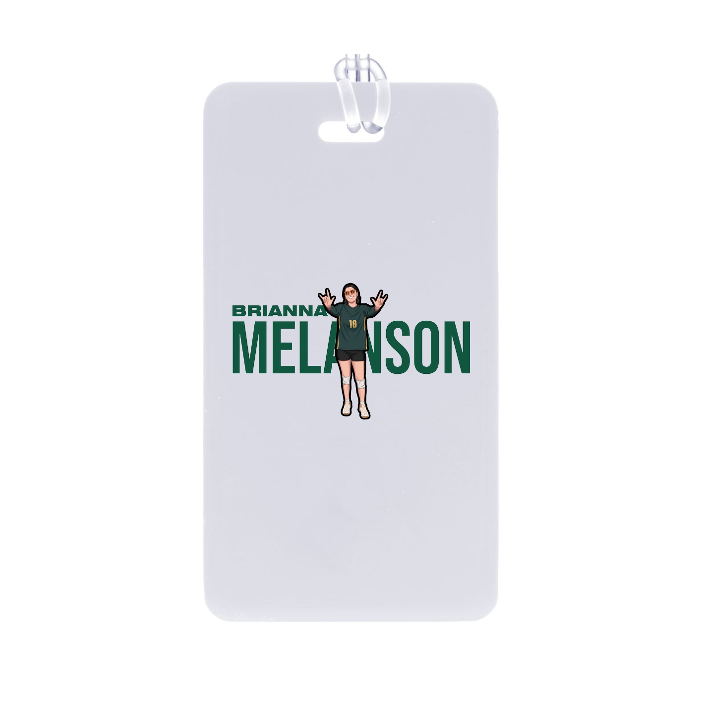 Bag Tag — Player Name in Classic