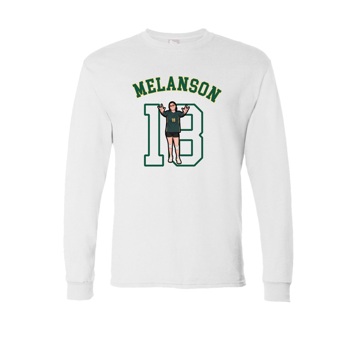 Long Sleeve Tee — Shirsey Arch in White