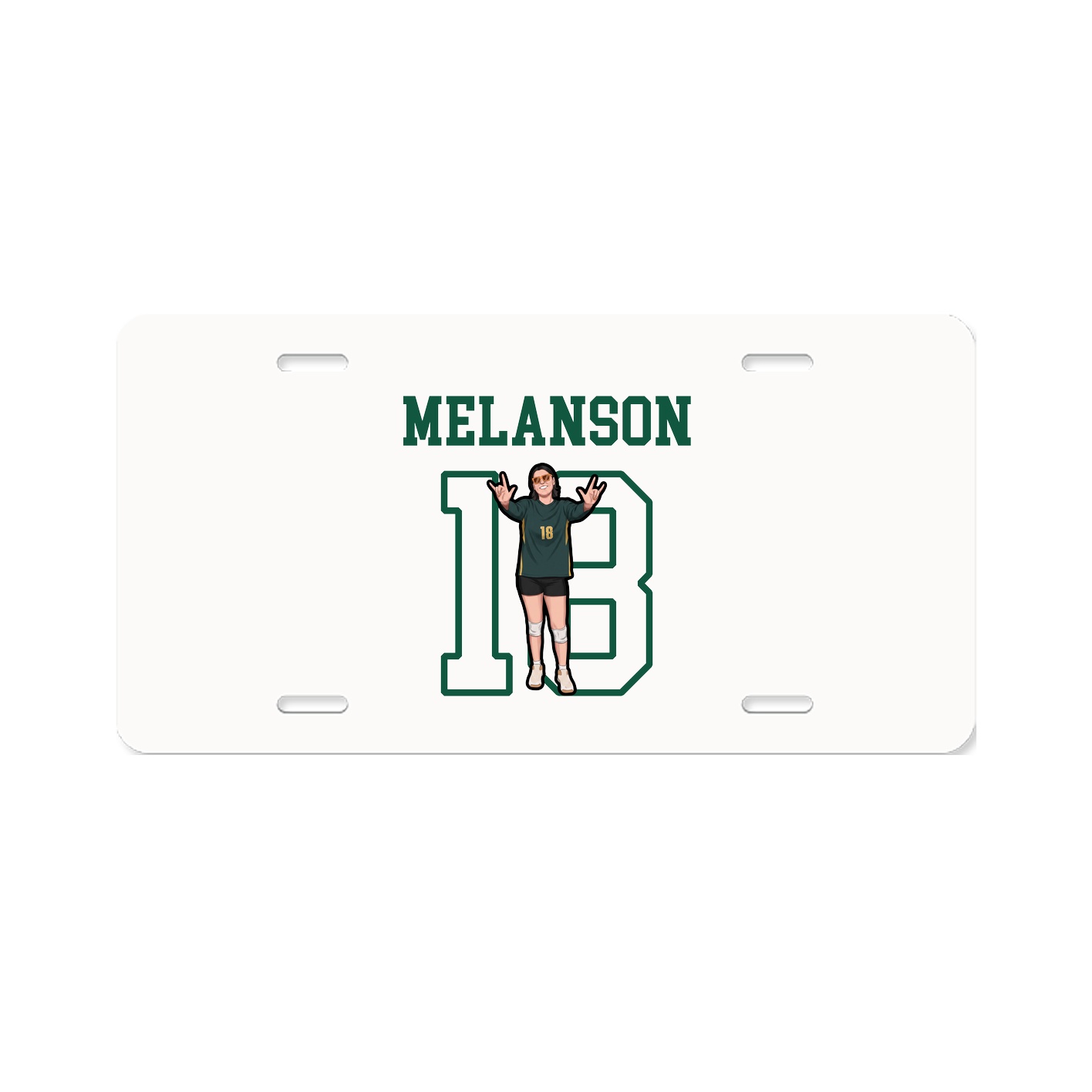 License Plate — Shirsey in Classic