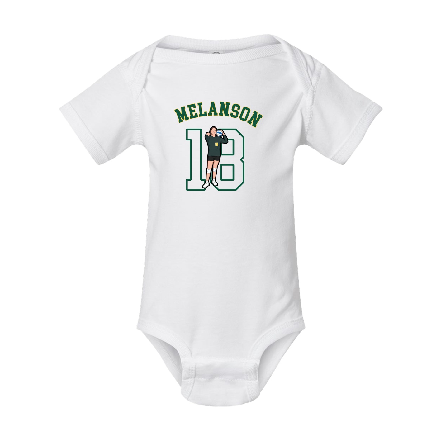 Baby Onesie — Shirsey Arch in White