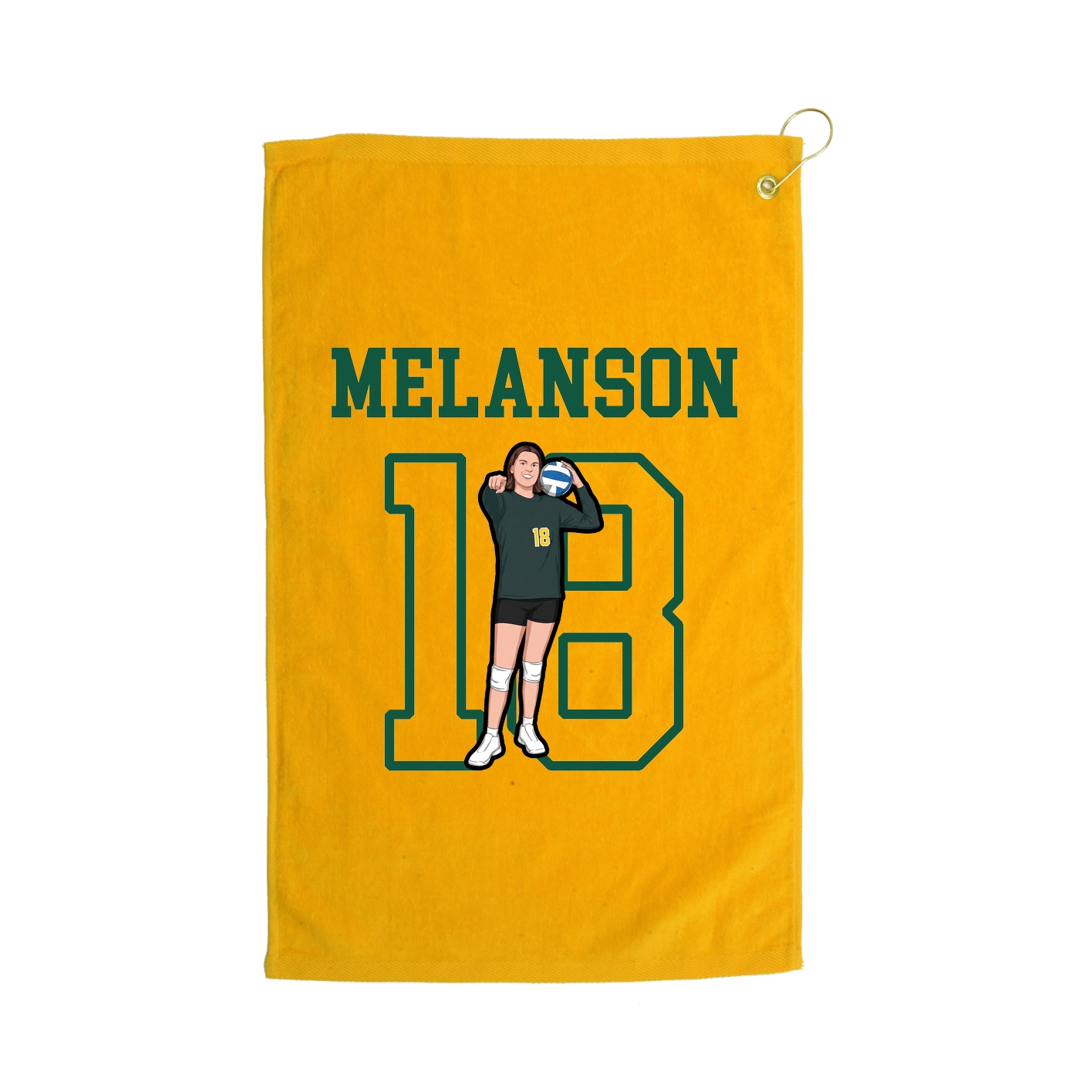 Golf Towel — Shirsey in Gold