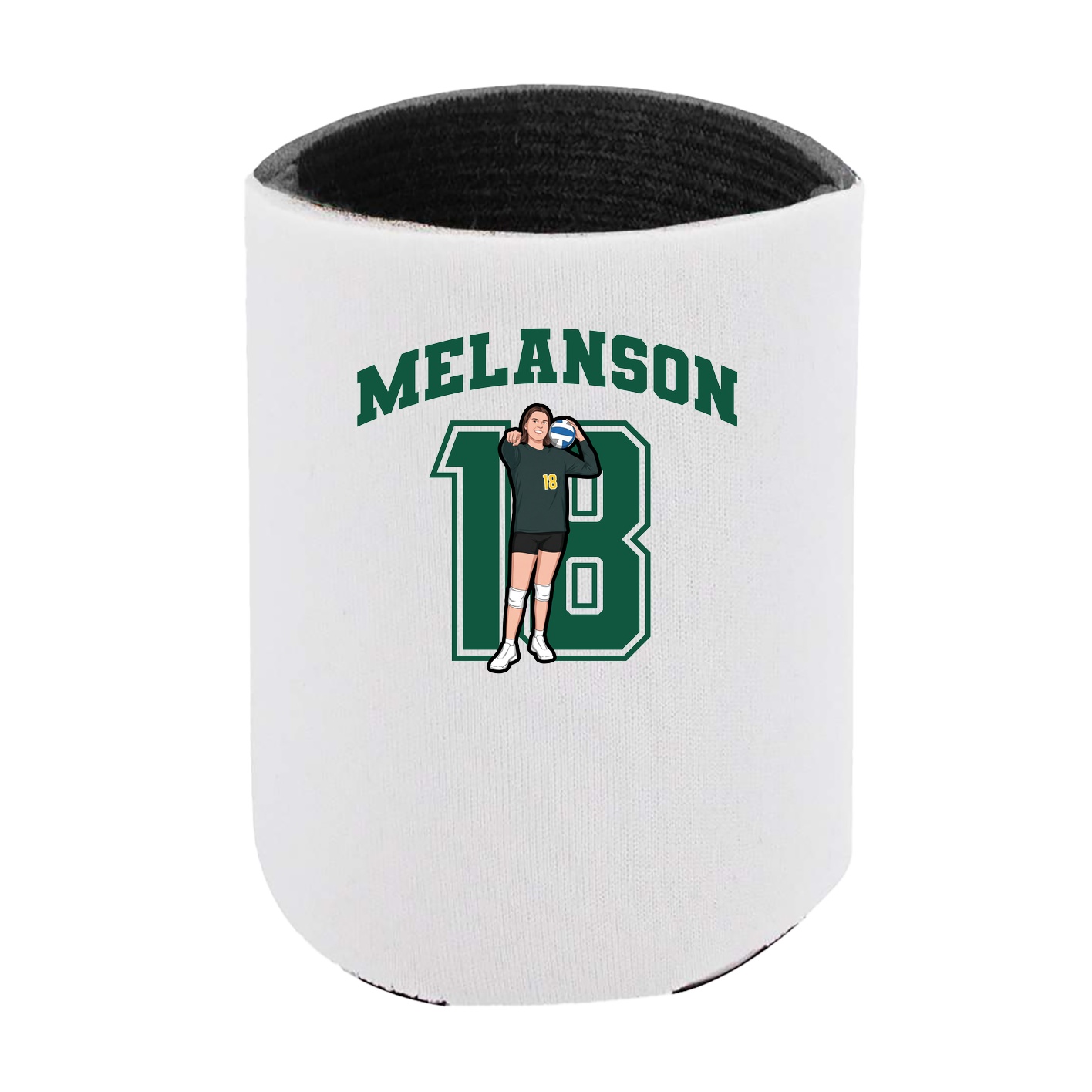 Can Holder — Number in White