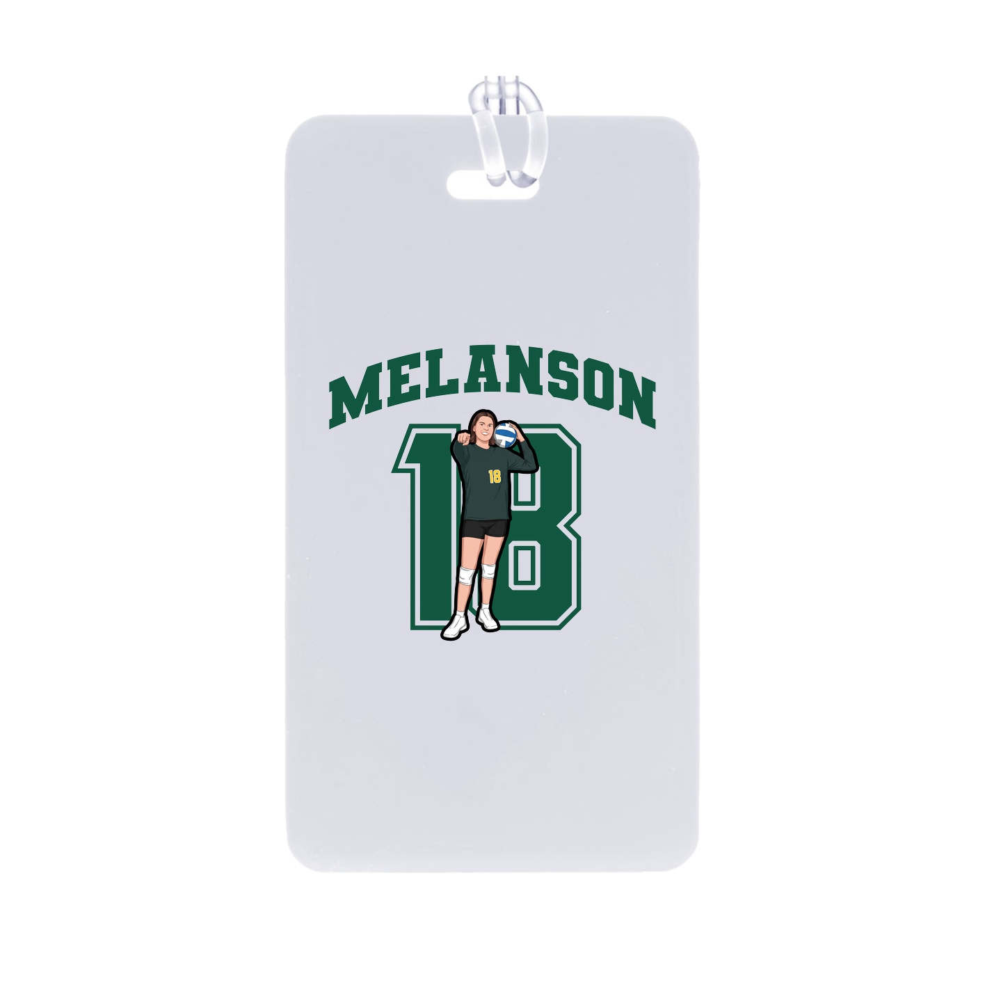 Bag Tag — Number in Classic