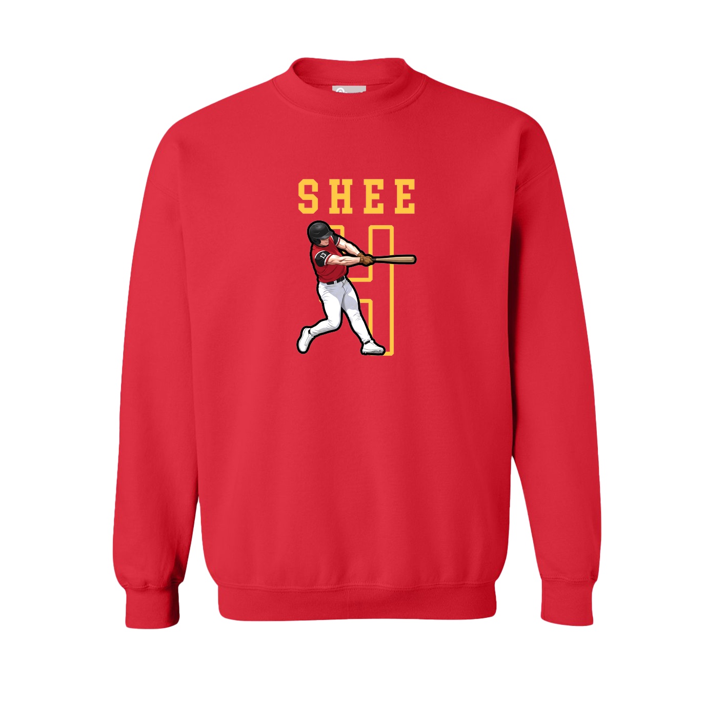 Fleece Crew — Shirsey in Red