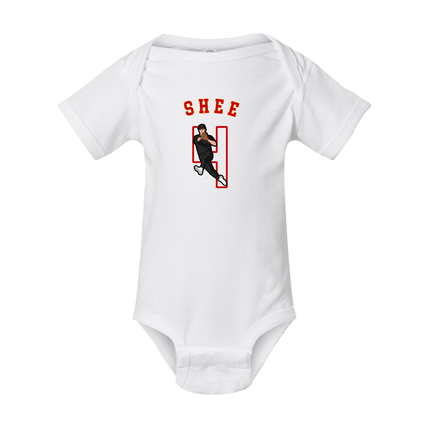 Baby Onesie — Shirsey Arch in White