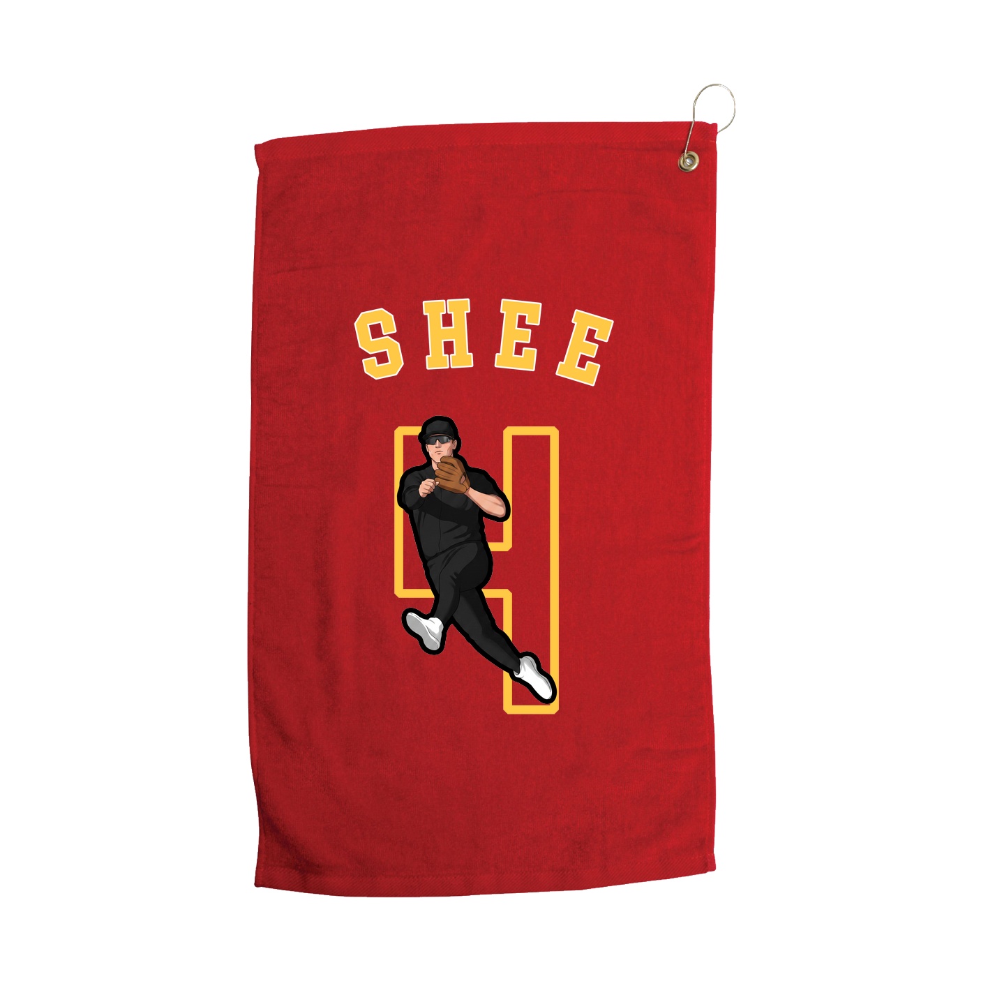 Golf Towel — Shirsey Arch in Red