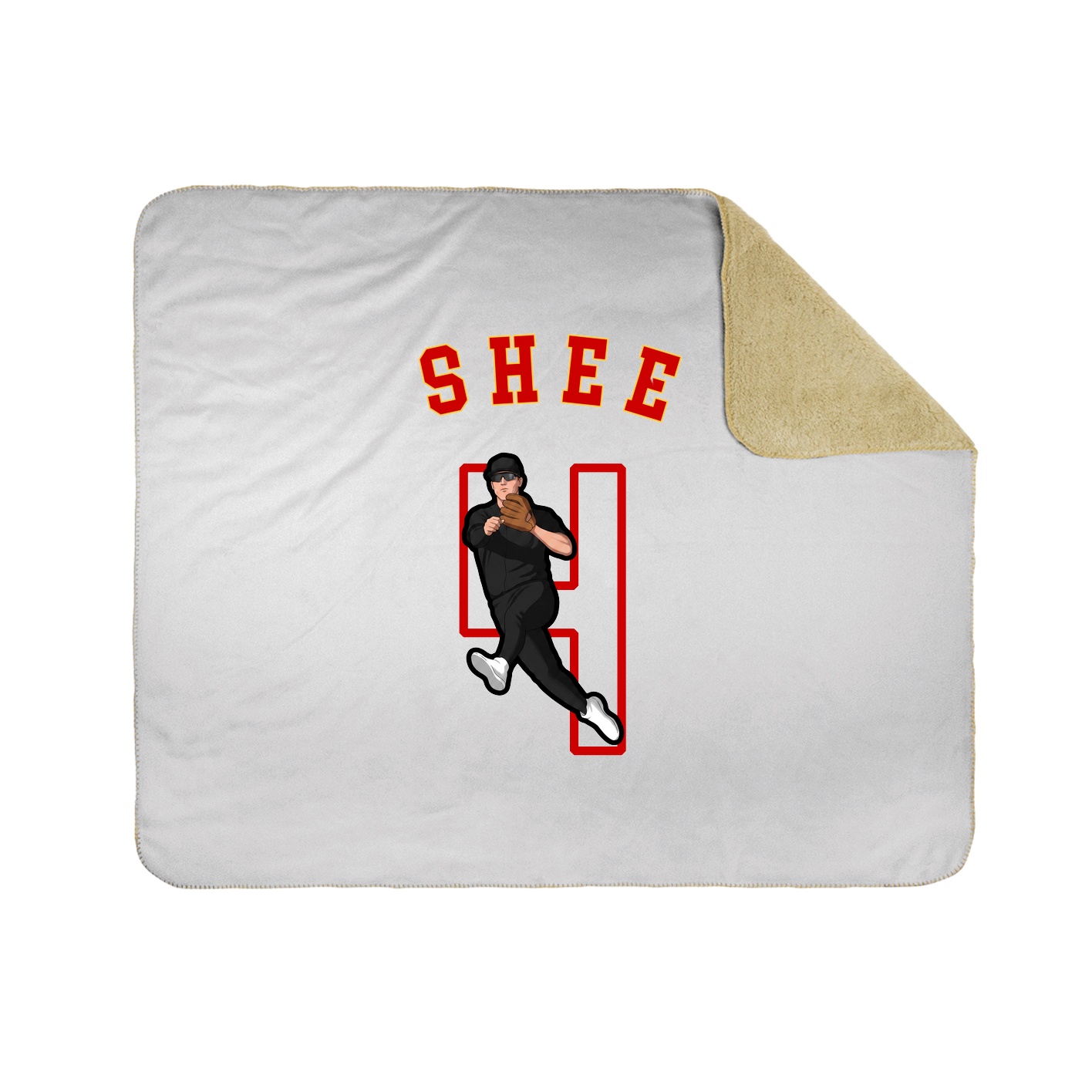 Throw Blanket — Shirsey Arch in White