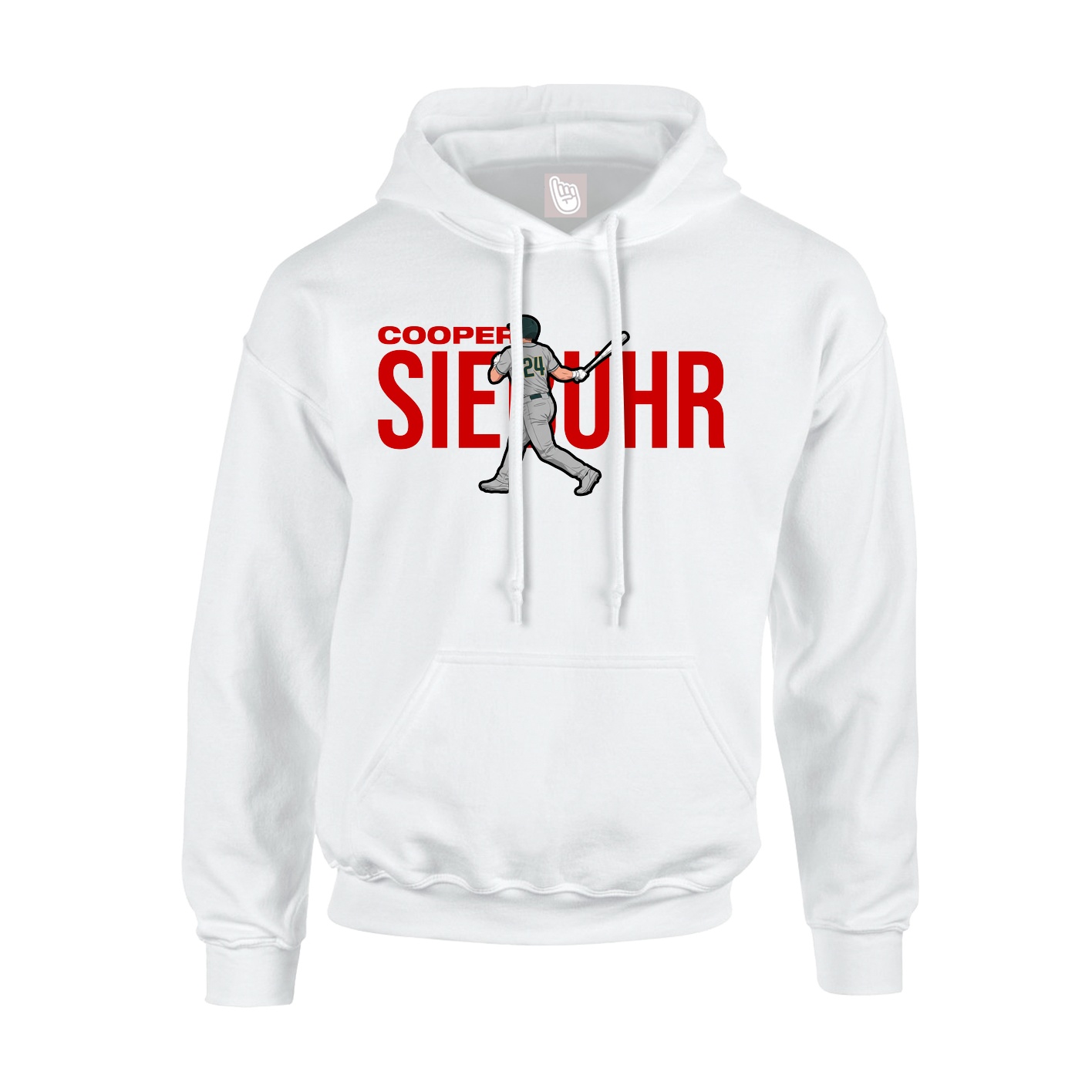 Hoodie — Player Name in White