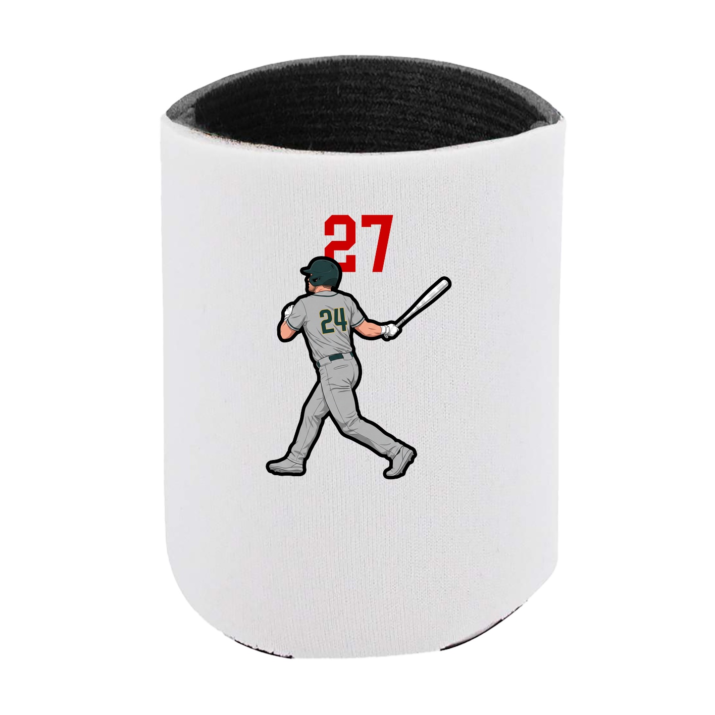 Can Holder — Number Top in White