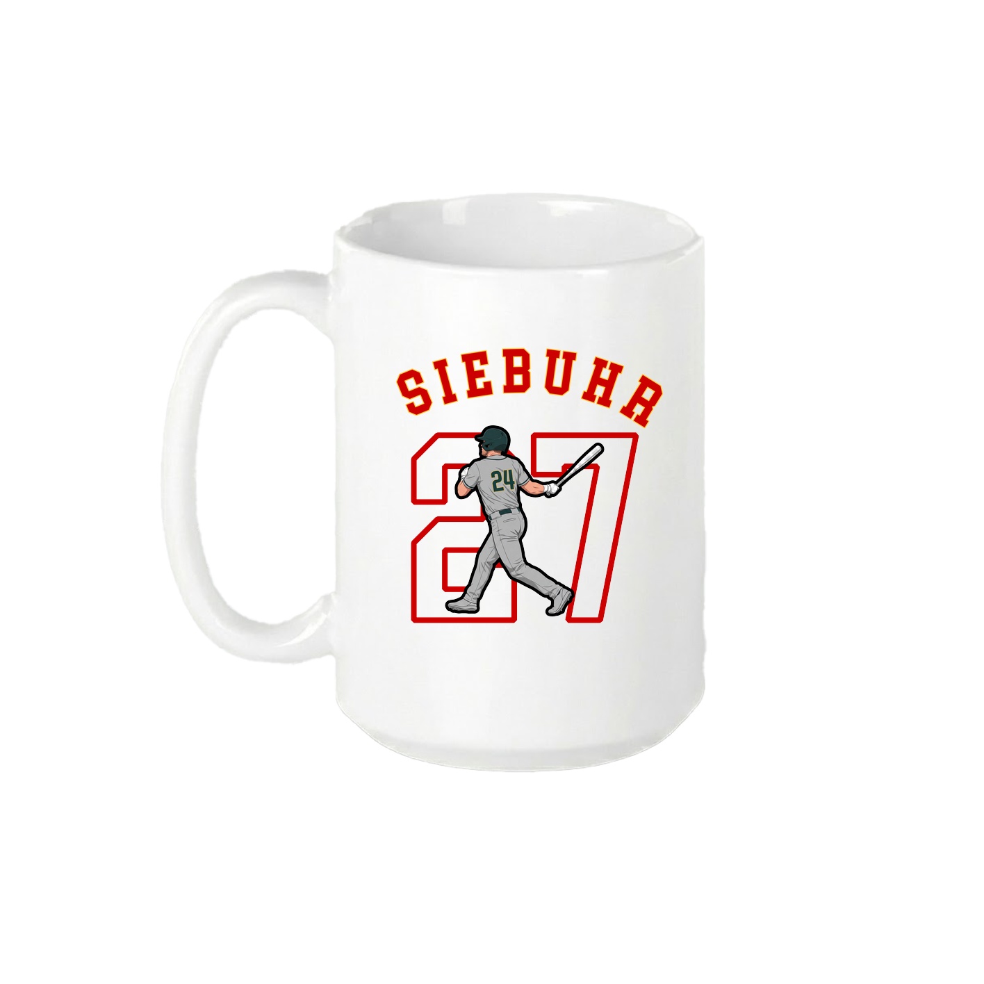 15oz Coffee Mug — Shirsey Arch in White