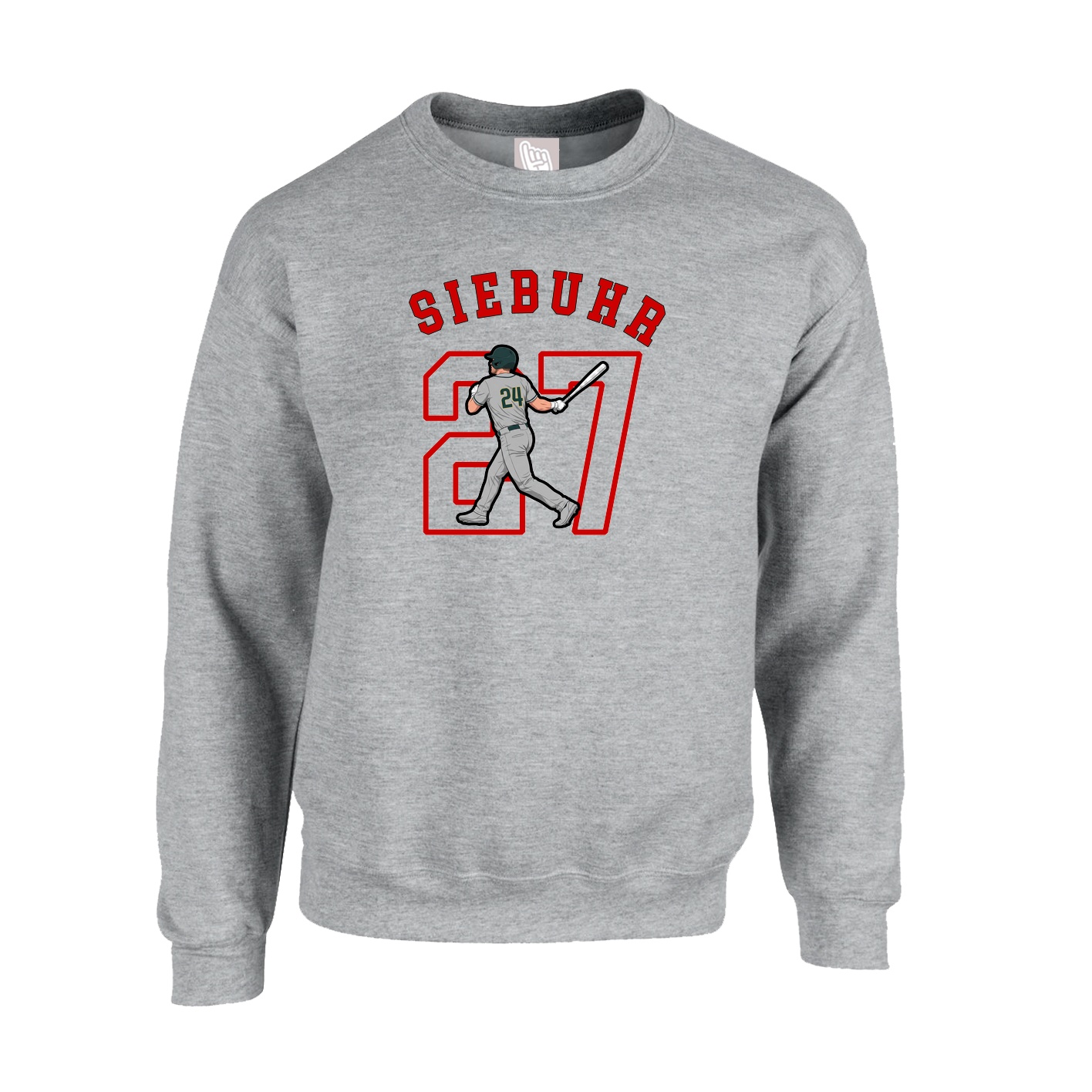 Fleece Crew — Shirsey Arch in Grey