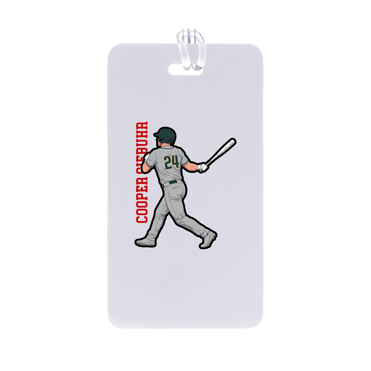 Bag Tag — Name Vertical in Classic