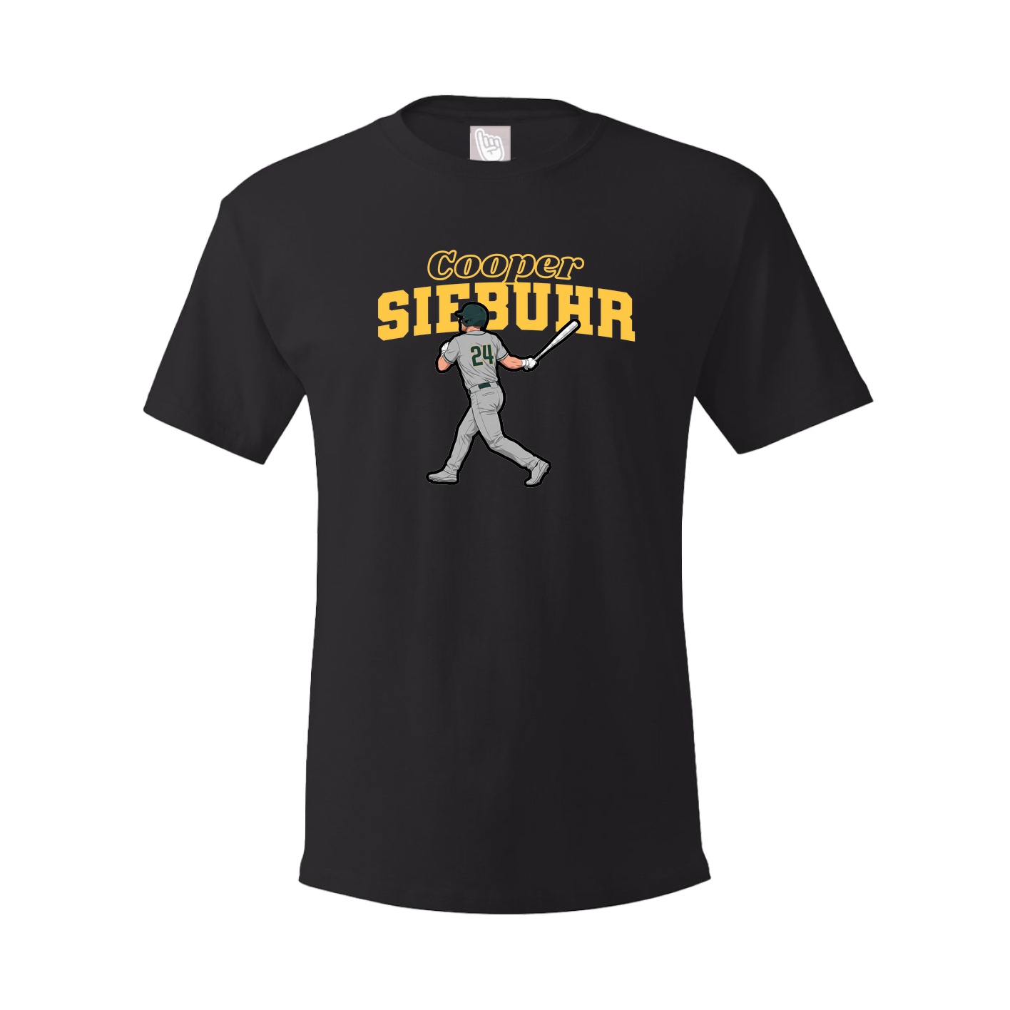 Youth Tee — Name Arch in Black