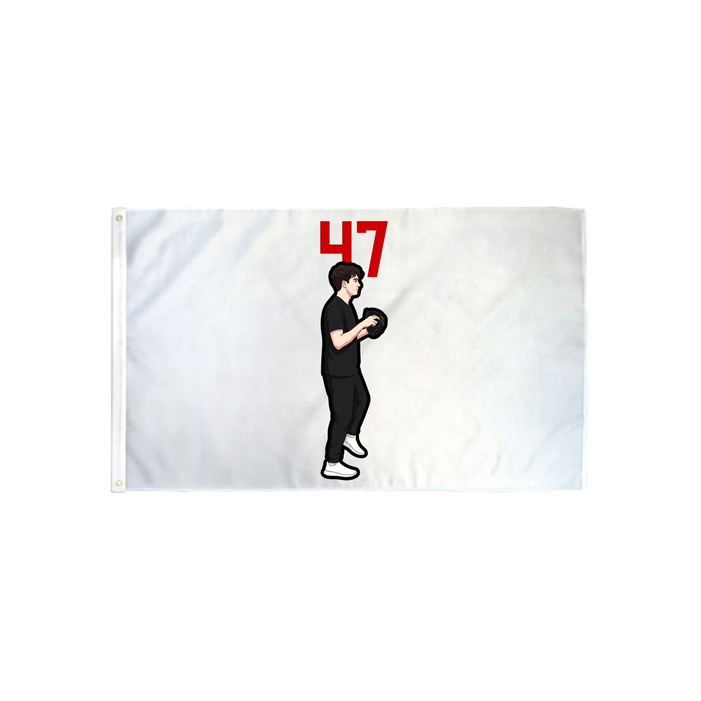 3x5 Flag — Number Top in Classic