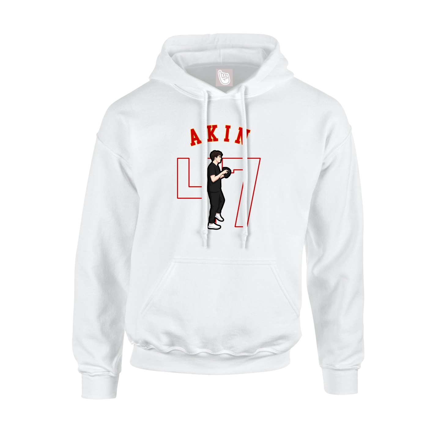 Hoodie — Shirsey Arch in White