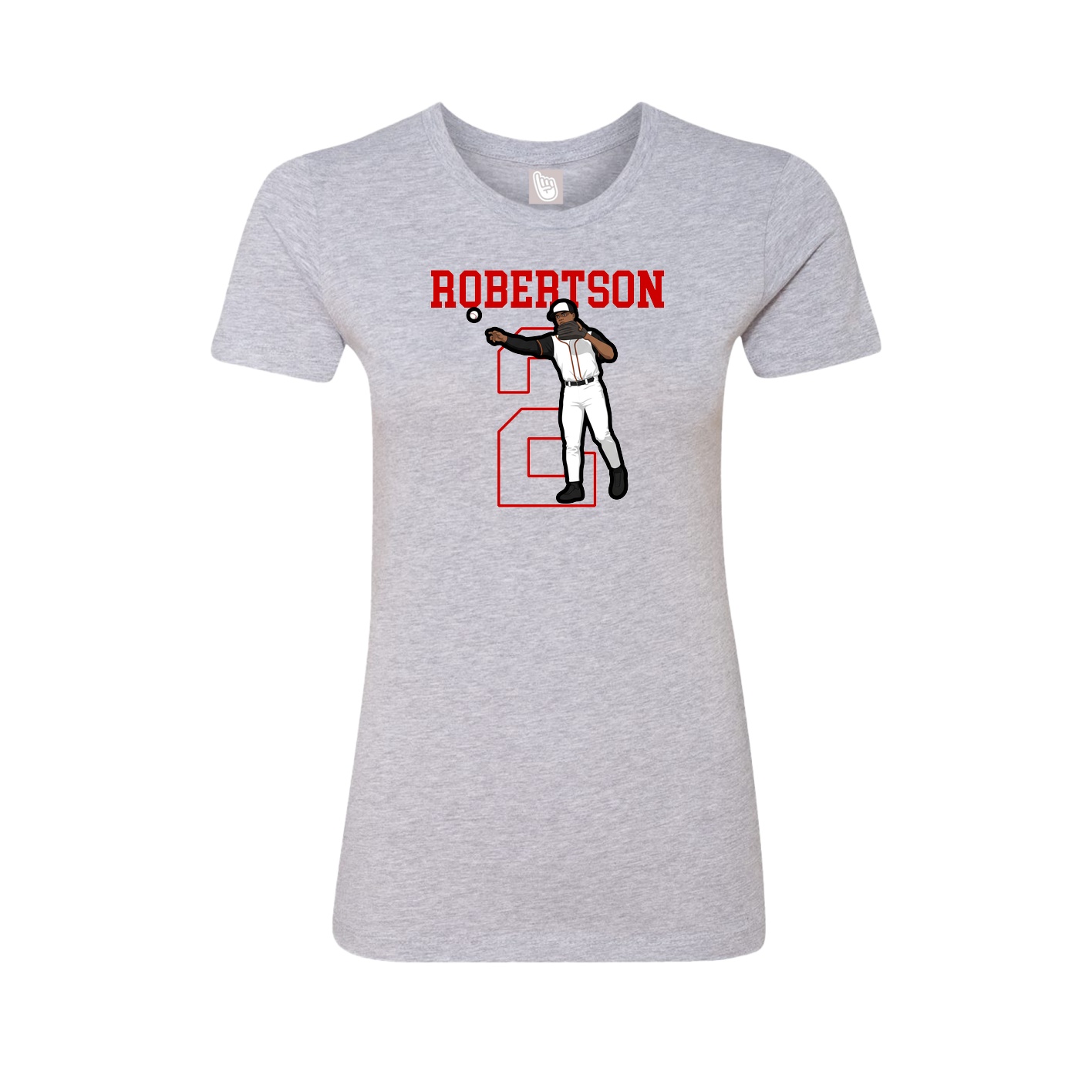 Fitted Women's Tee — Shirsey in Grey