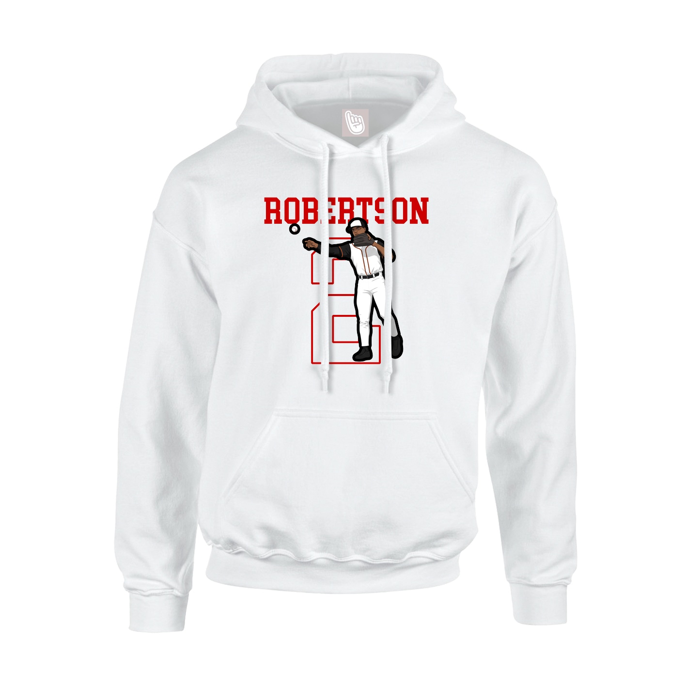 Hoodie — Shirsey in White