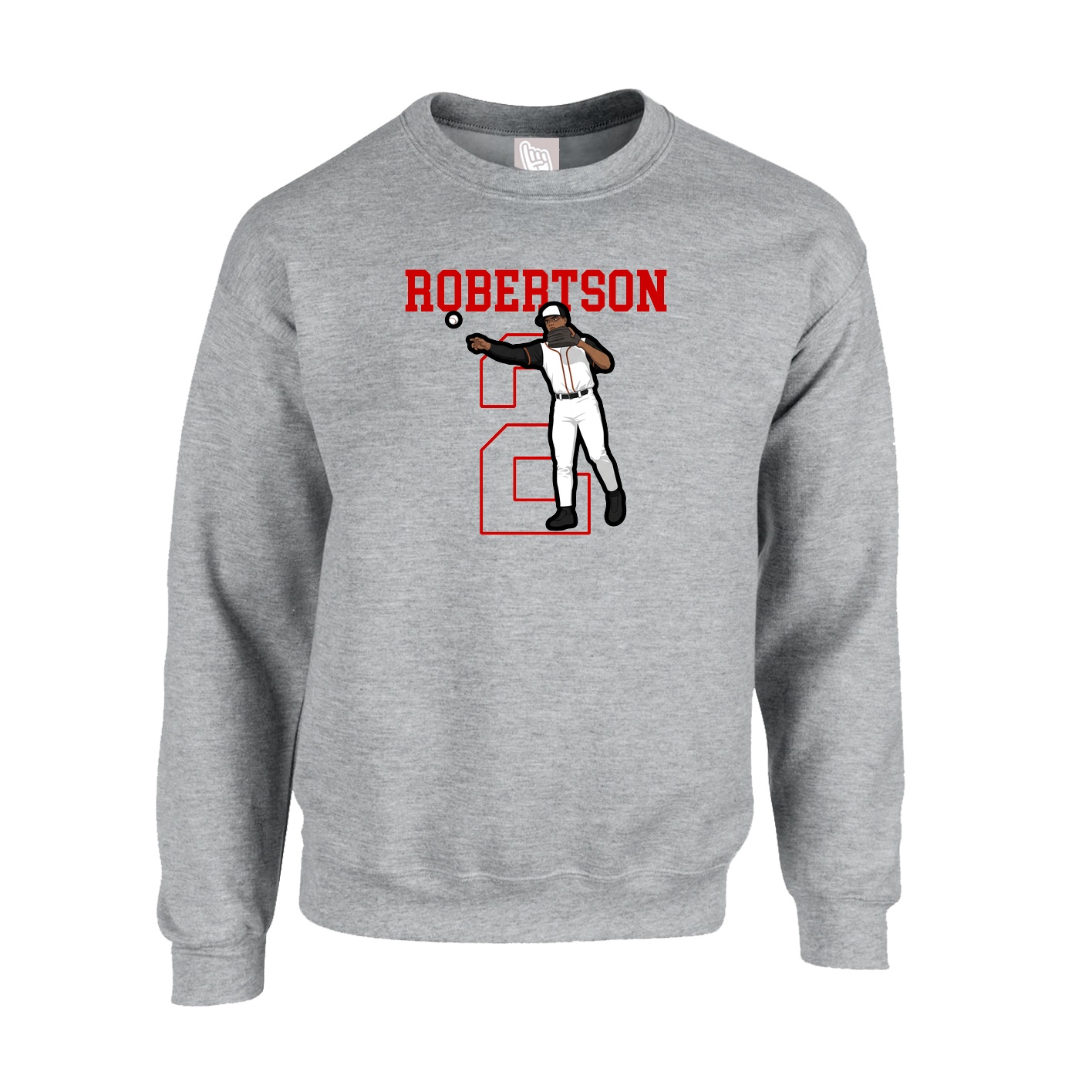 Fleece Crew — Shirsey in Grey
