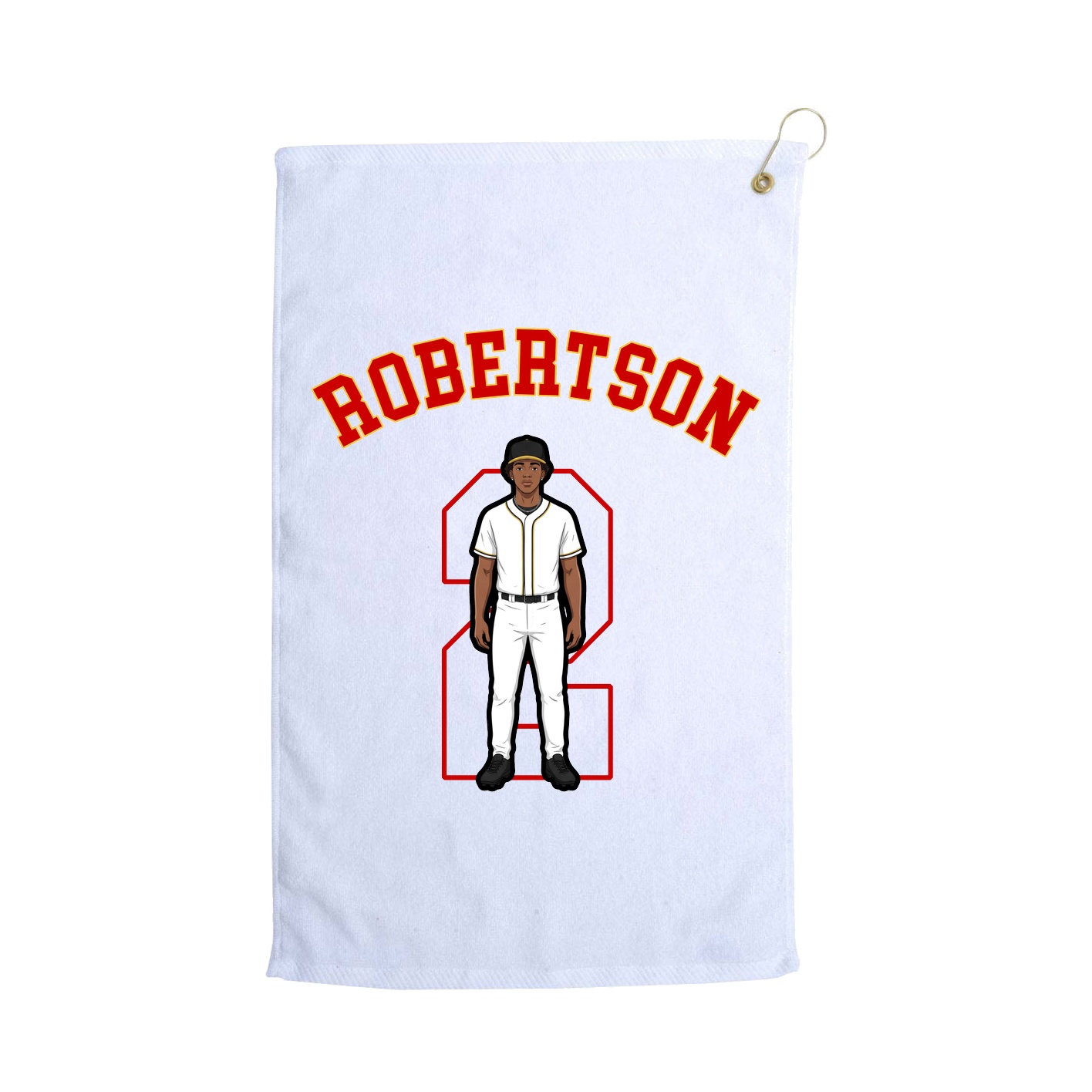 Golf Towel — Shirsey Arch in White