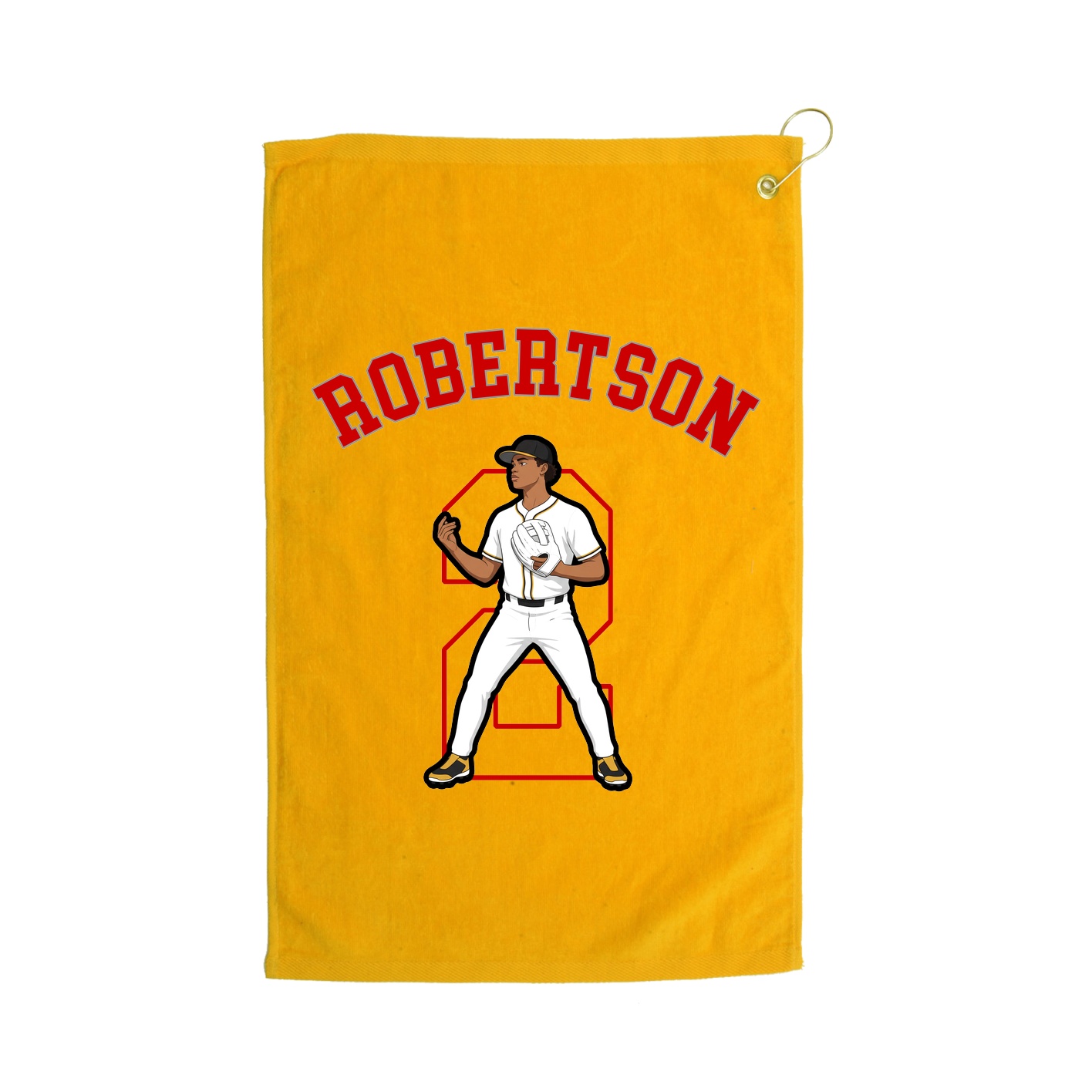 Golf Towel — Shirsey Arch in Gold