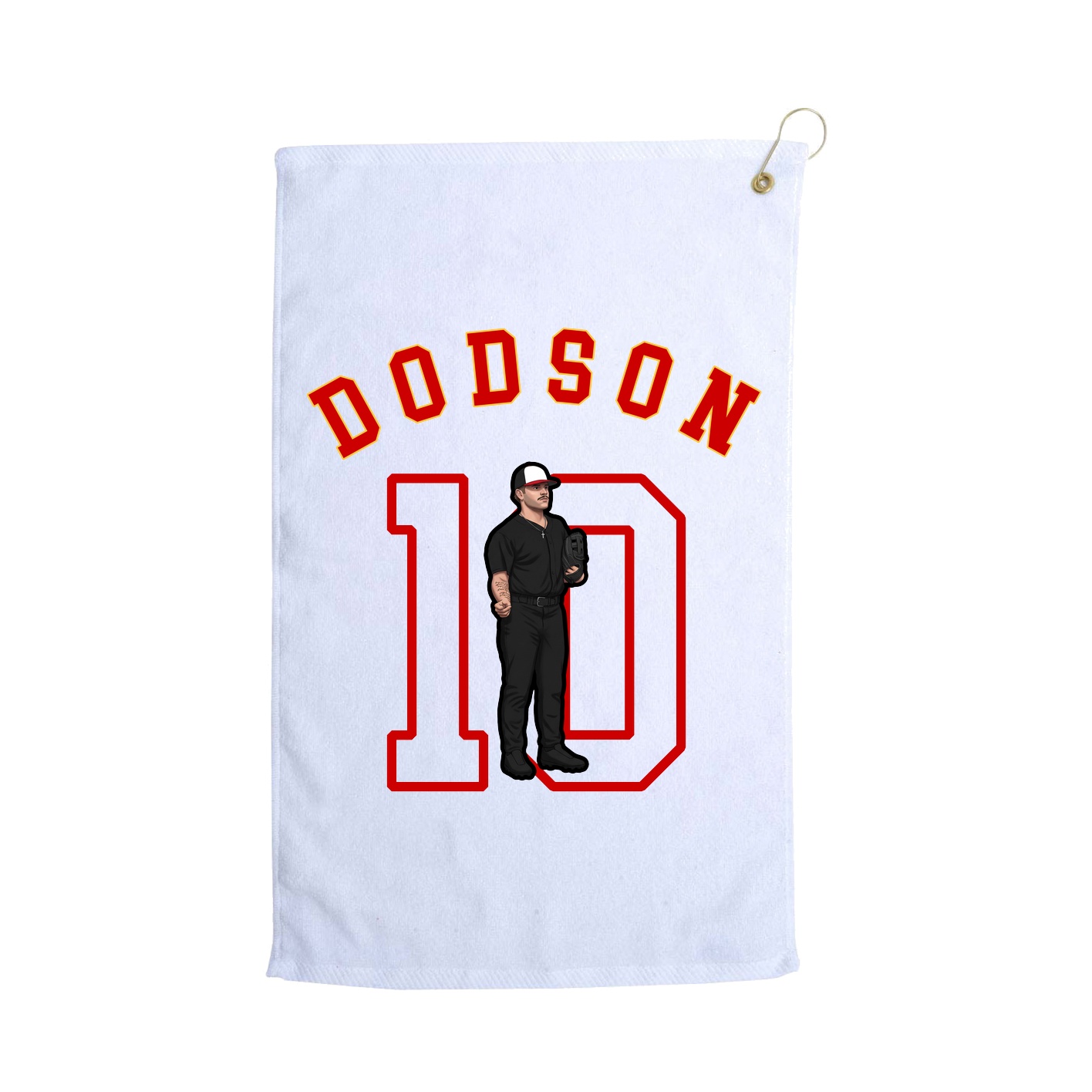 Golf Towel — Shirsey Arch in White