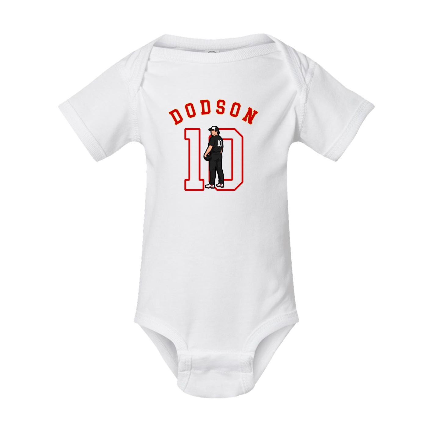 Baby Onesie — Shirsey Arch in White