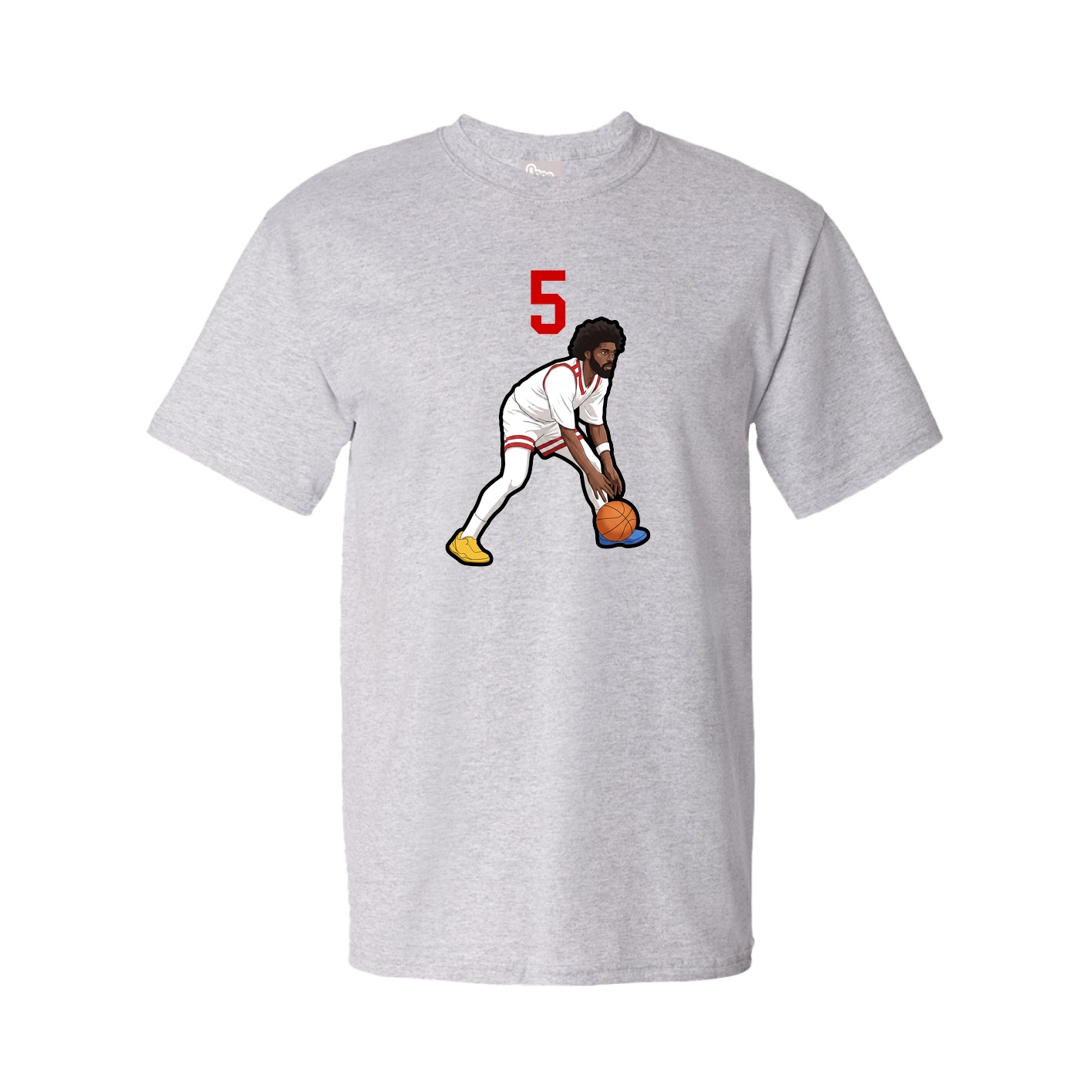 Tee — Number Top in Grey
