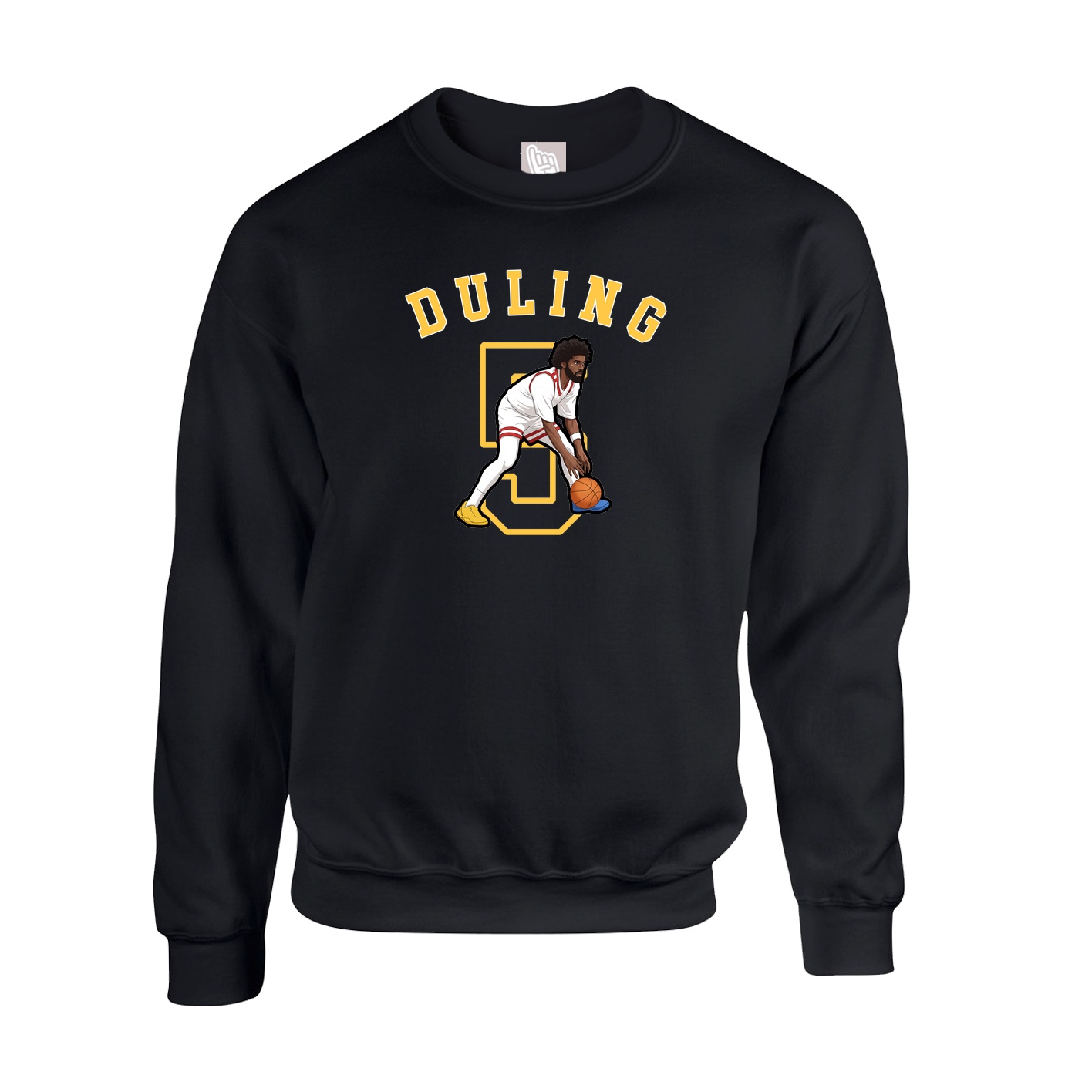 Fleece Crew — Shirsey Arch in Black