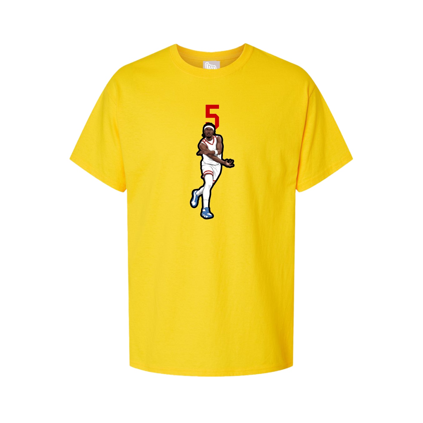 Youth Tee — Number Top in Gold