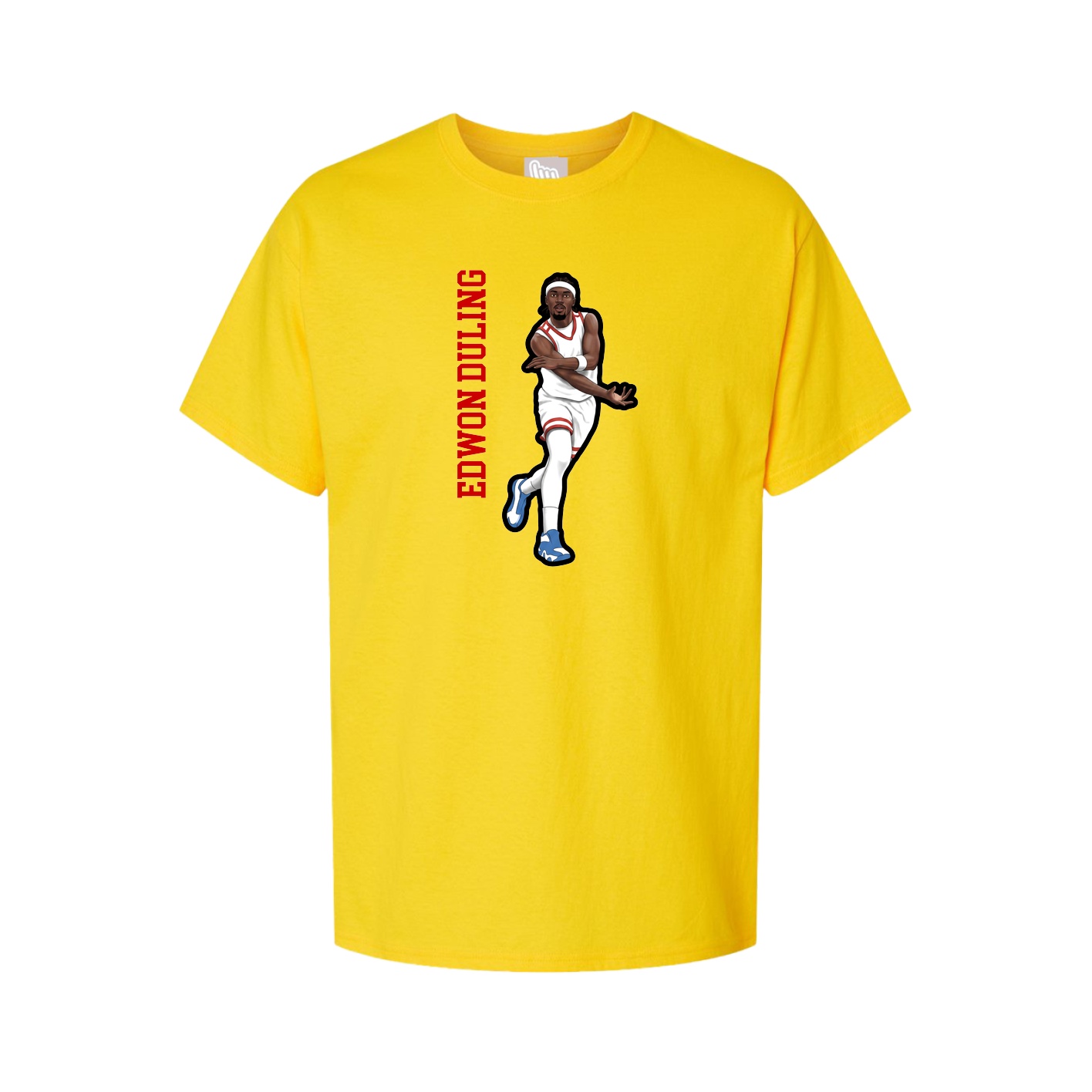 Tee — Name Vertical in Gold