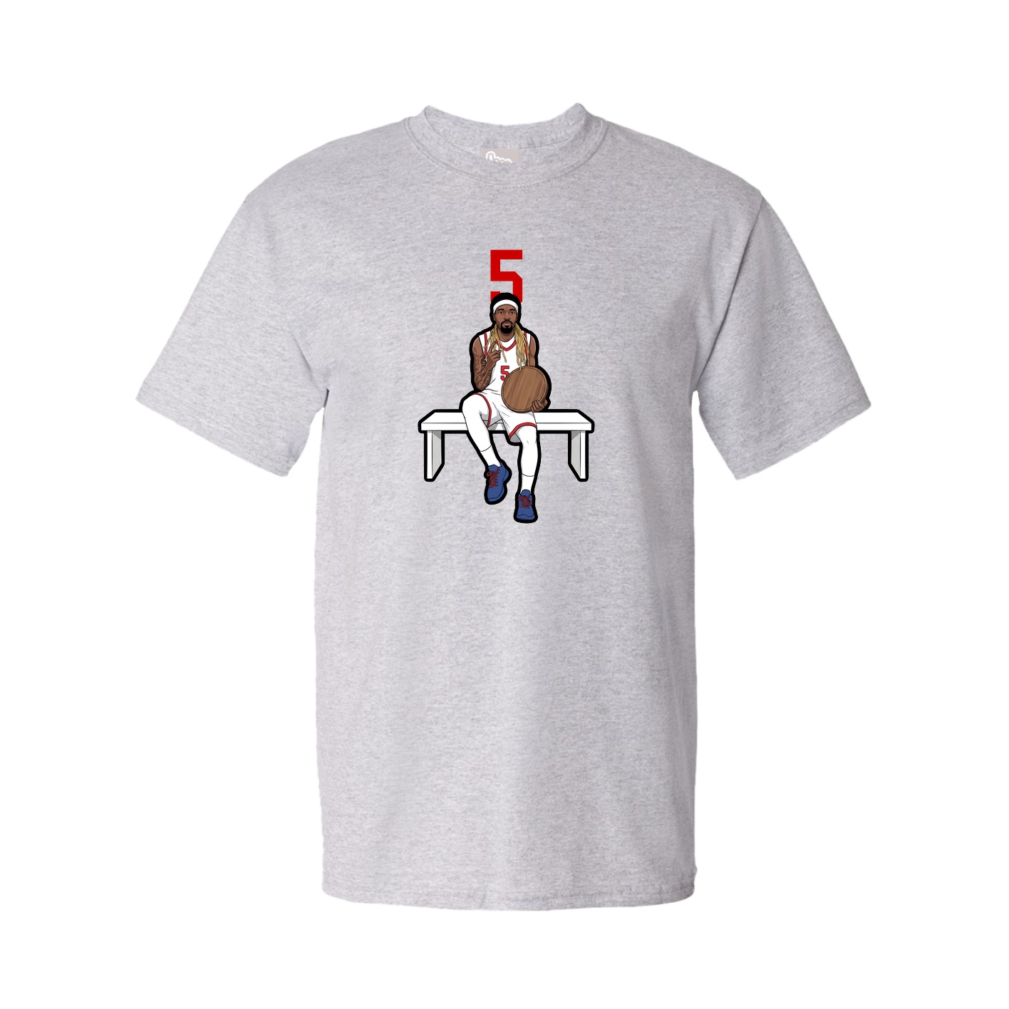 Tee — Number Top in Grey