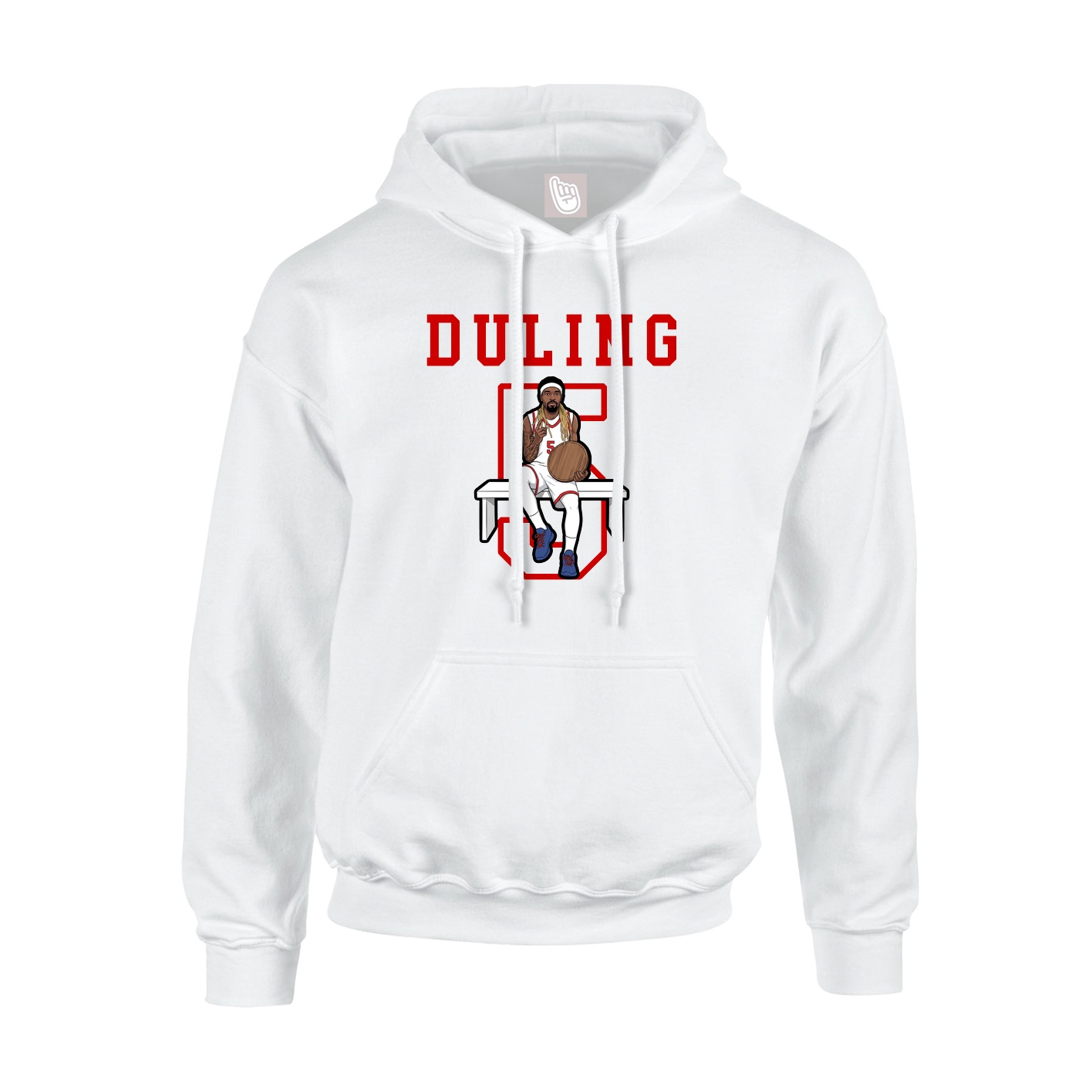 Hoodie — Shirsey in White