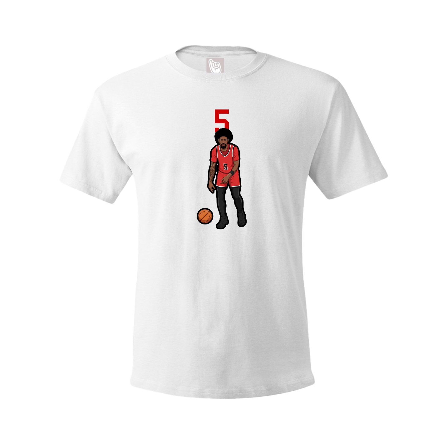 Tee — Number Top in White