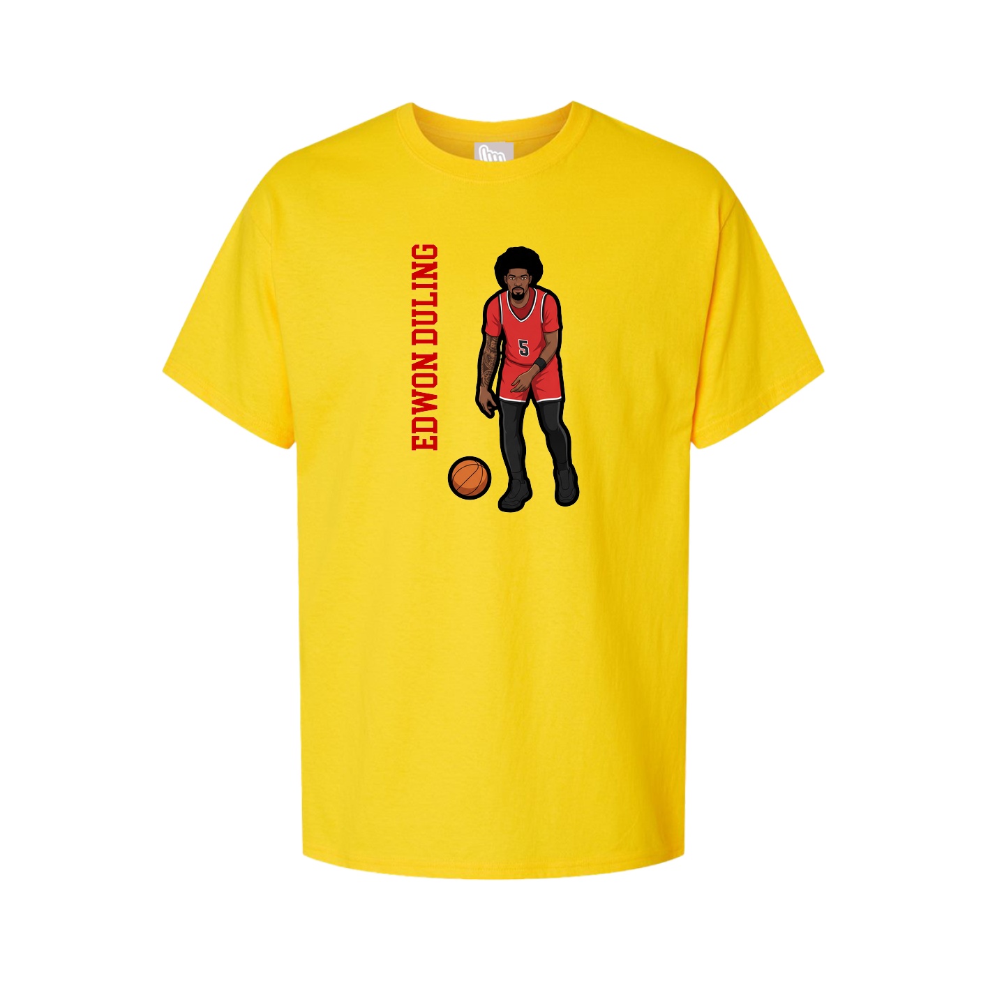 Tee — Name Vertical in Gold