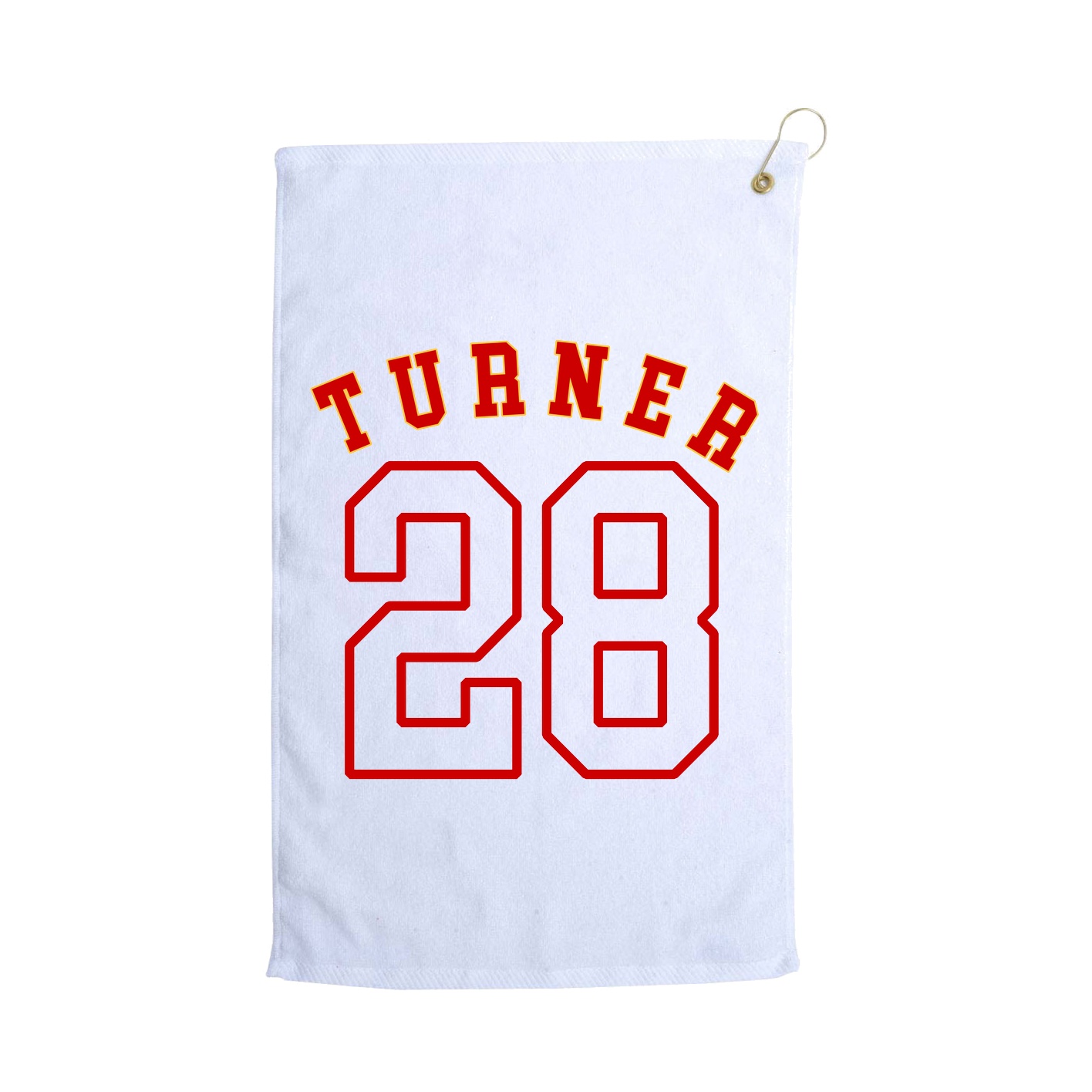 Golf Towel — Shirsey Arch in White