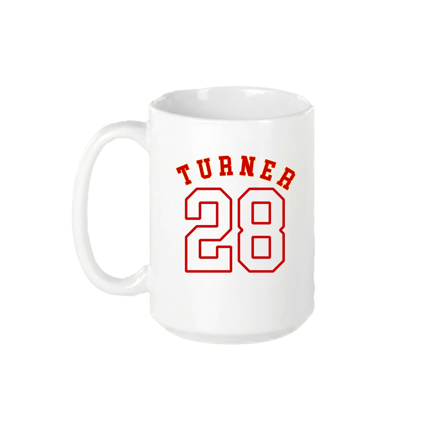 15oz Coffee Mug — Shirsey Arch in White