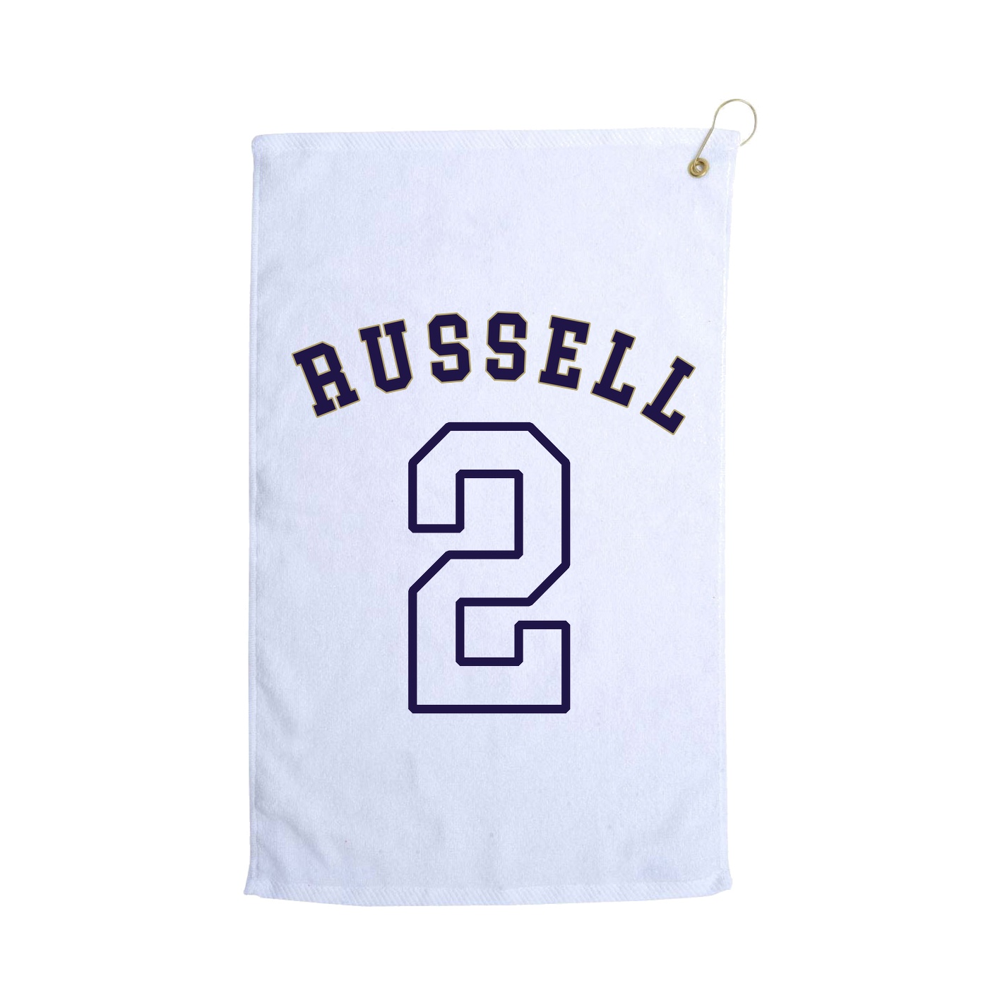 Golf Towel — Shirsey Arch in White
