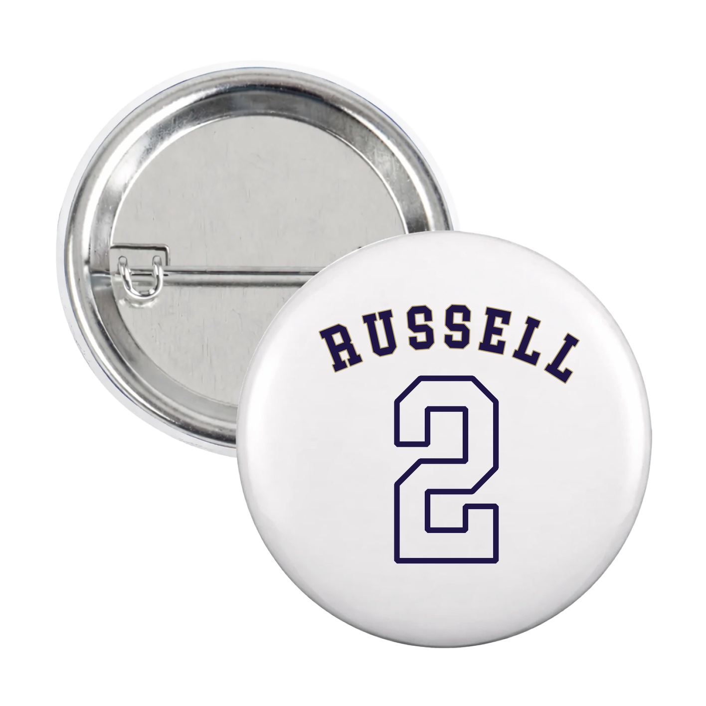 Game Day Button — Shirsey Arch in White