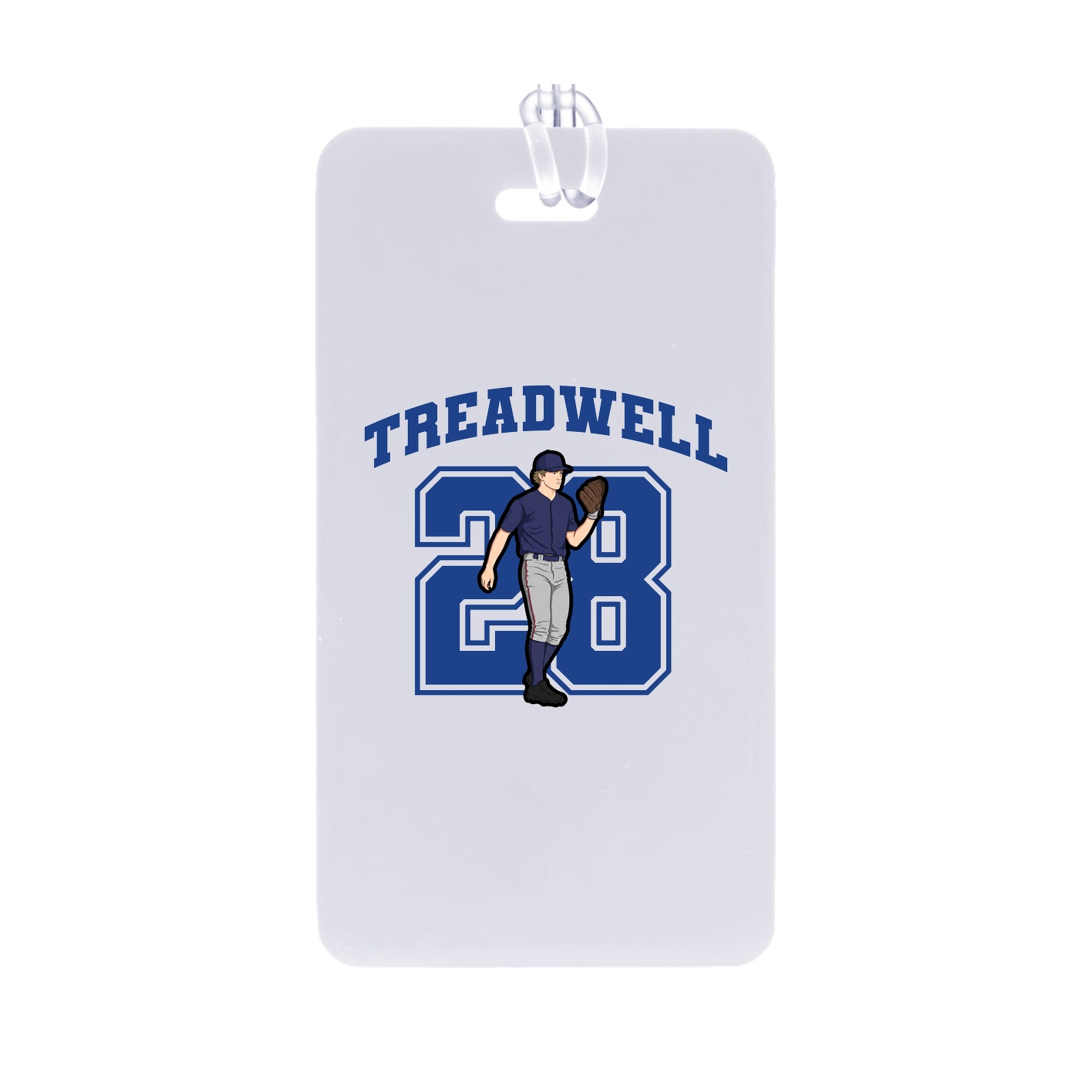 Bag Tag — Number in Classic