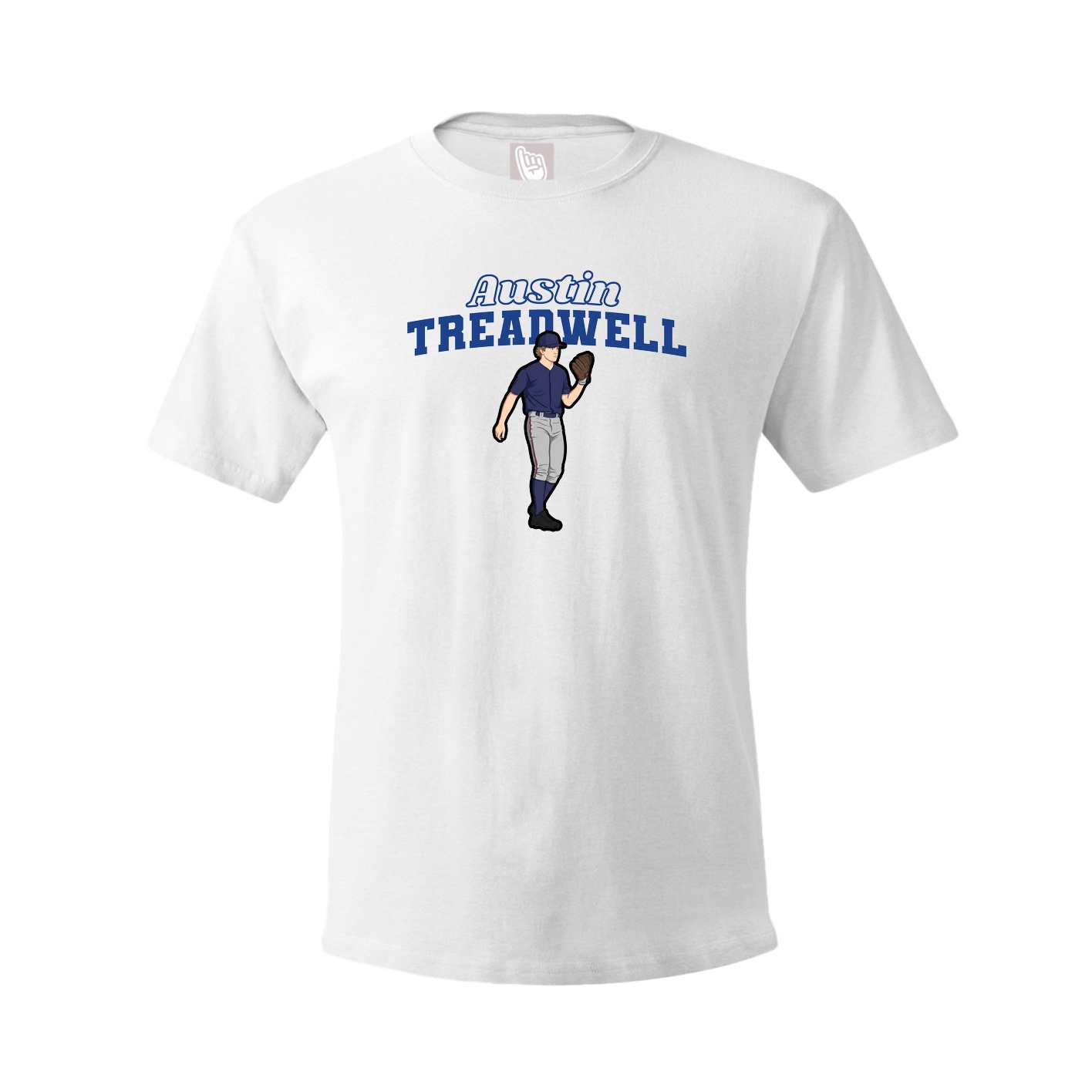 Tee — Name Arch in White