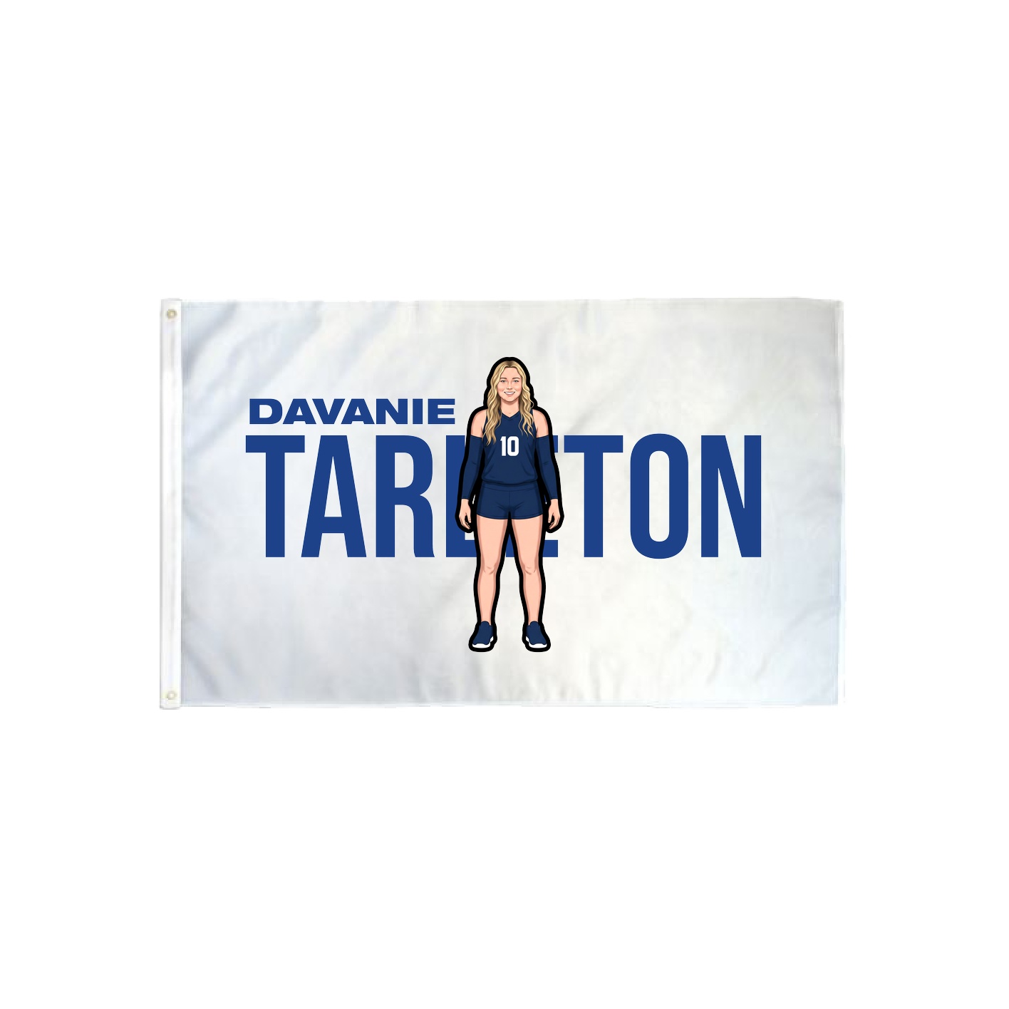 3x5 Flag — Player Name in Classic