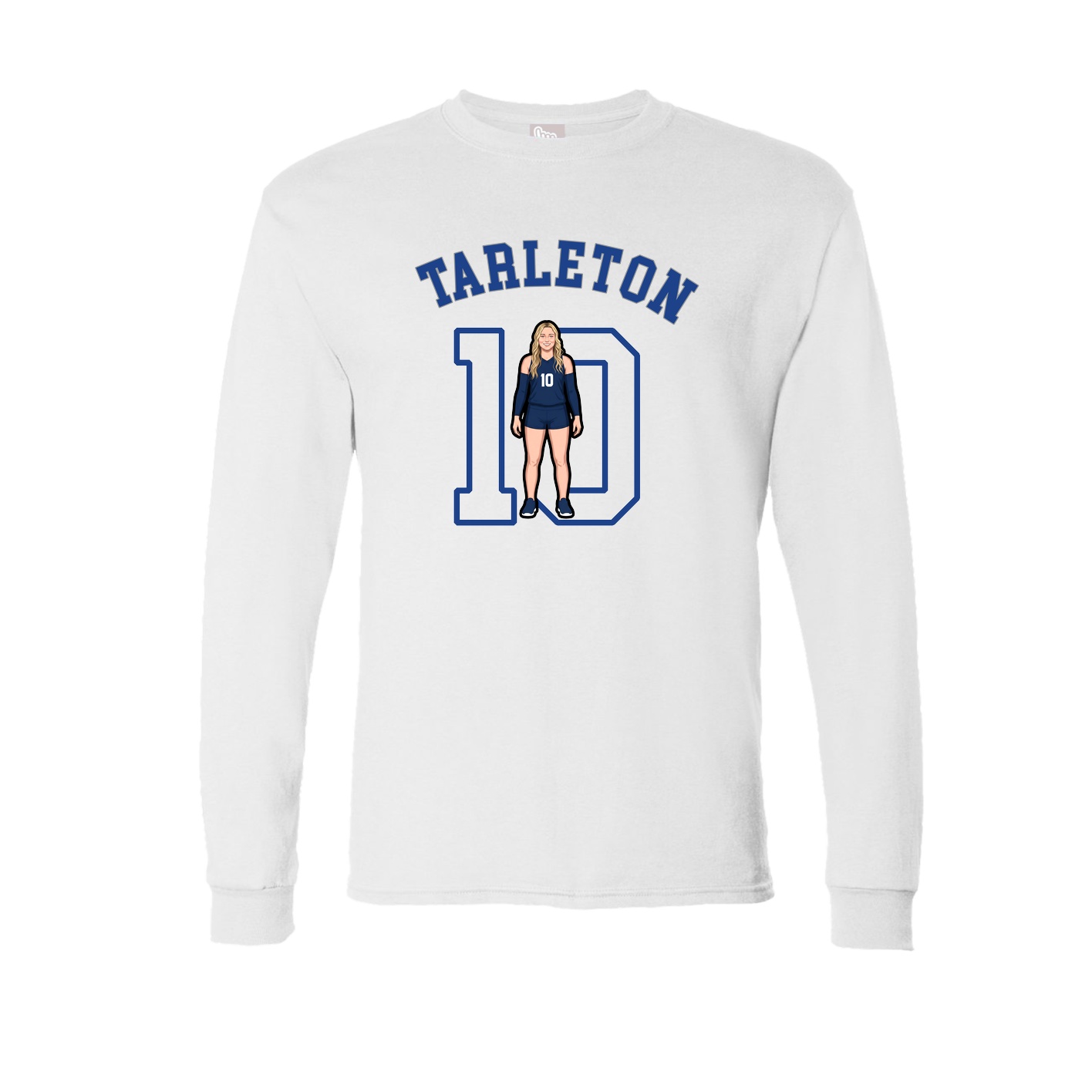Long Sleeve Tee — Shirsey Arch in White