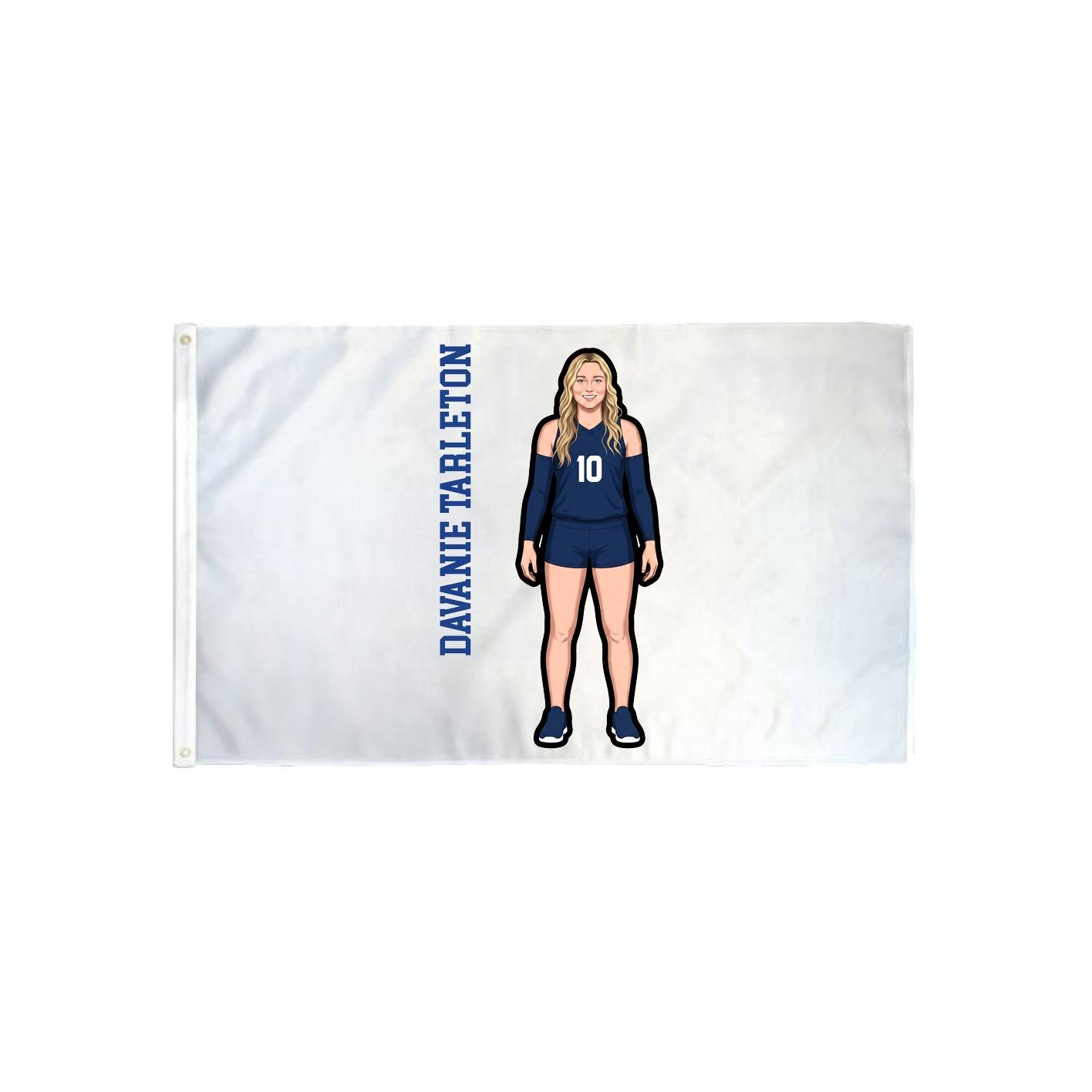 3x5 Flag — Name Vertical in Classic