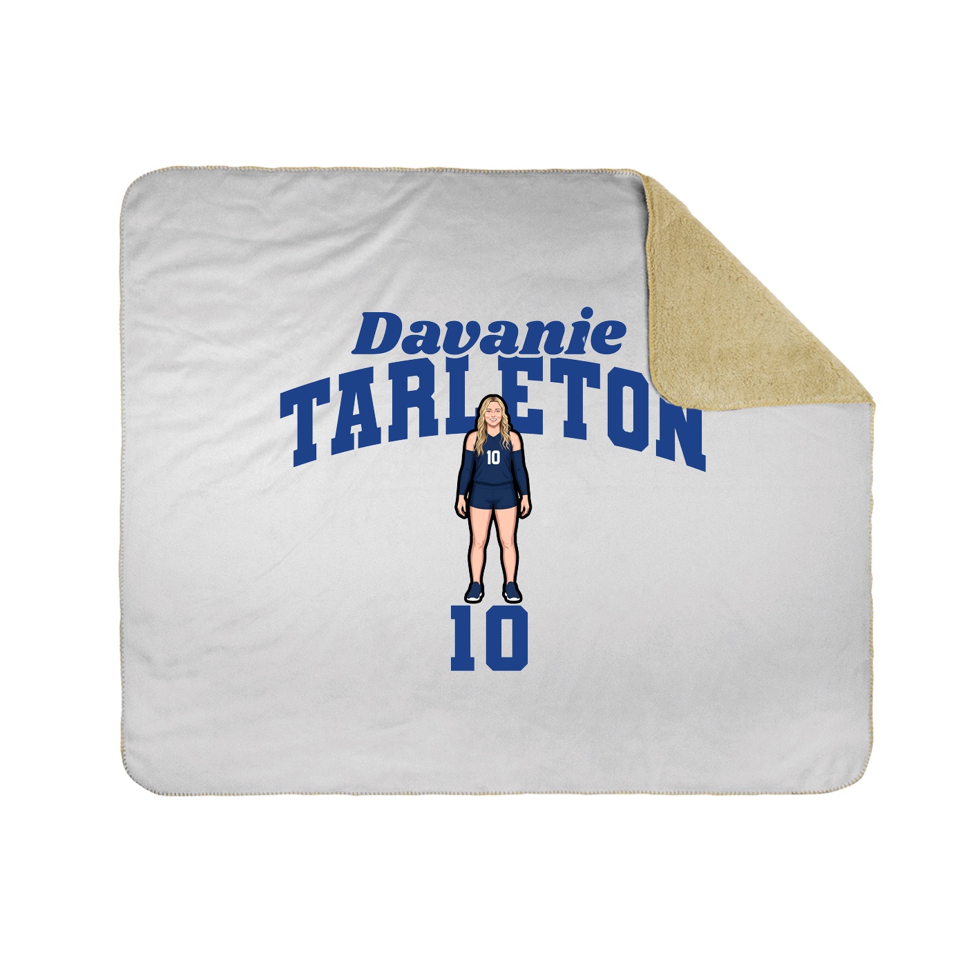 Throw Blanket — Signature Arch in White