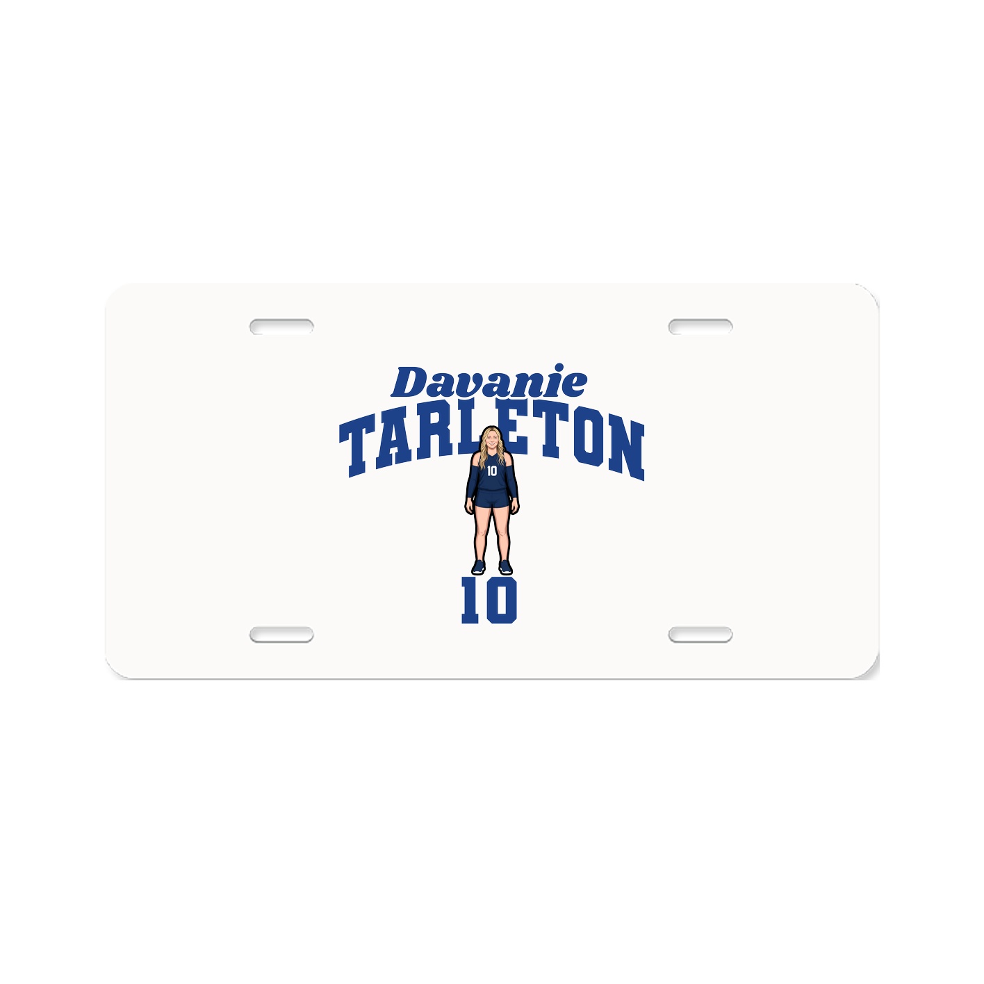 License Plate — Signature Arch in Classic