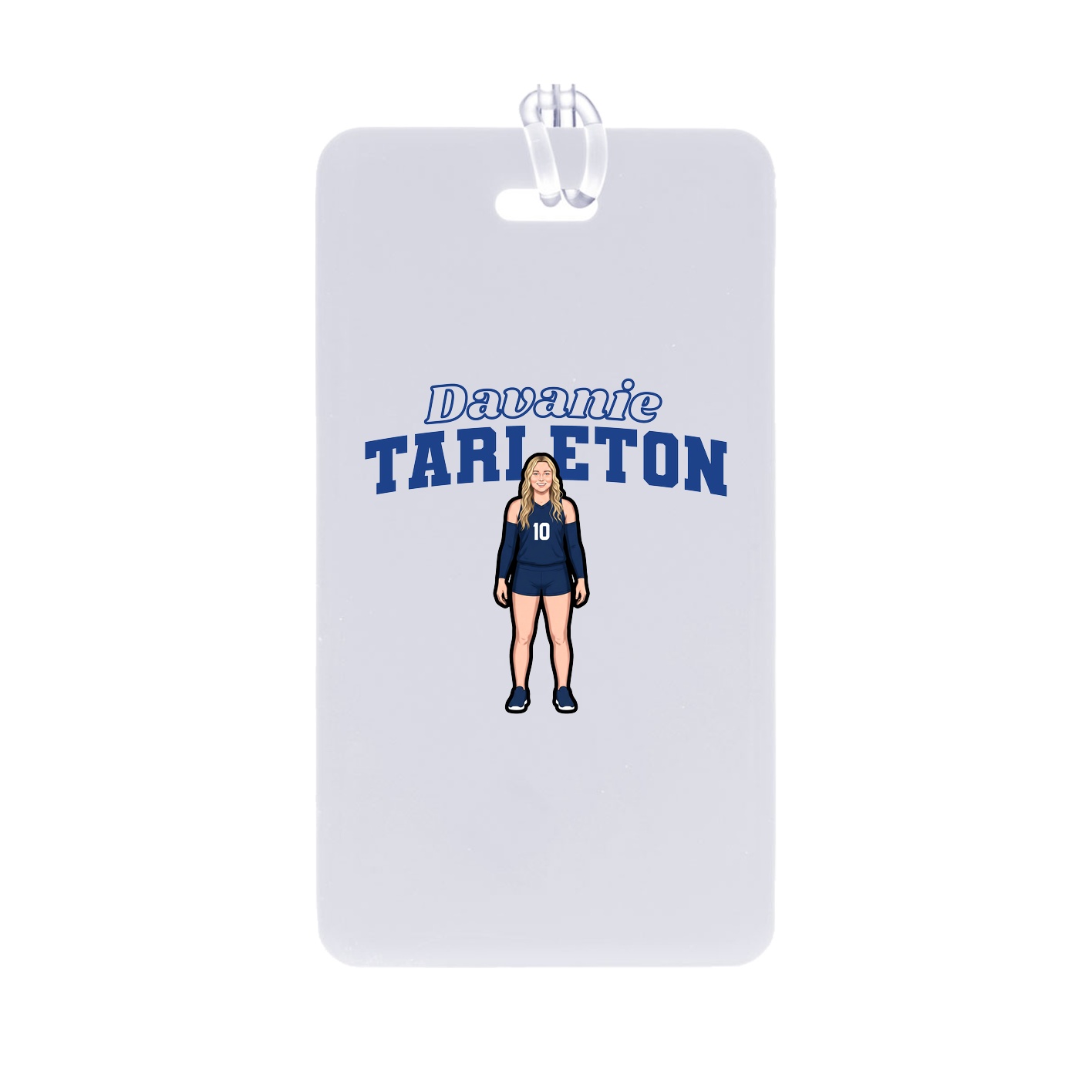 Bag Tag — Name Arch in Classic